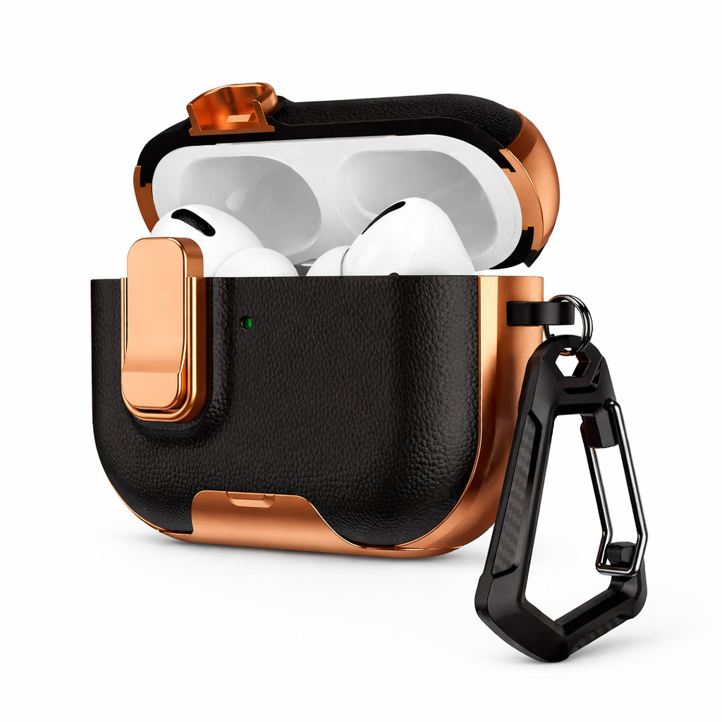 Kožený obal se stojánkem na Apple AirPods 4