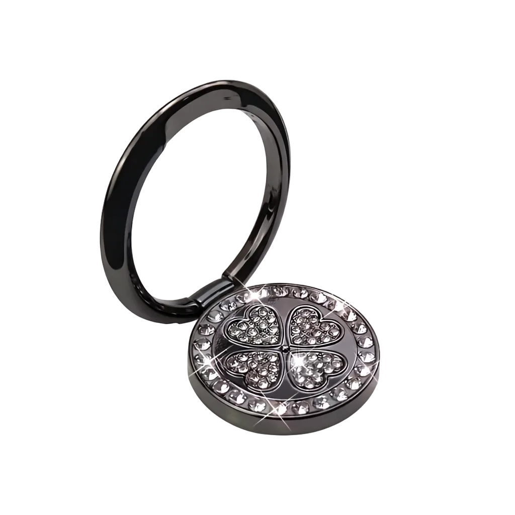 Nalepovací třpytivý držák na prst na mobil kamínky