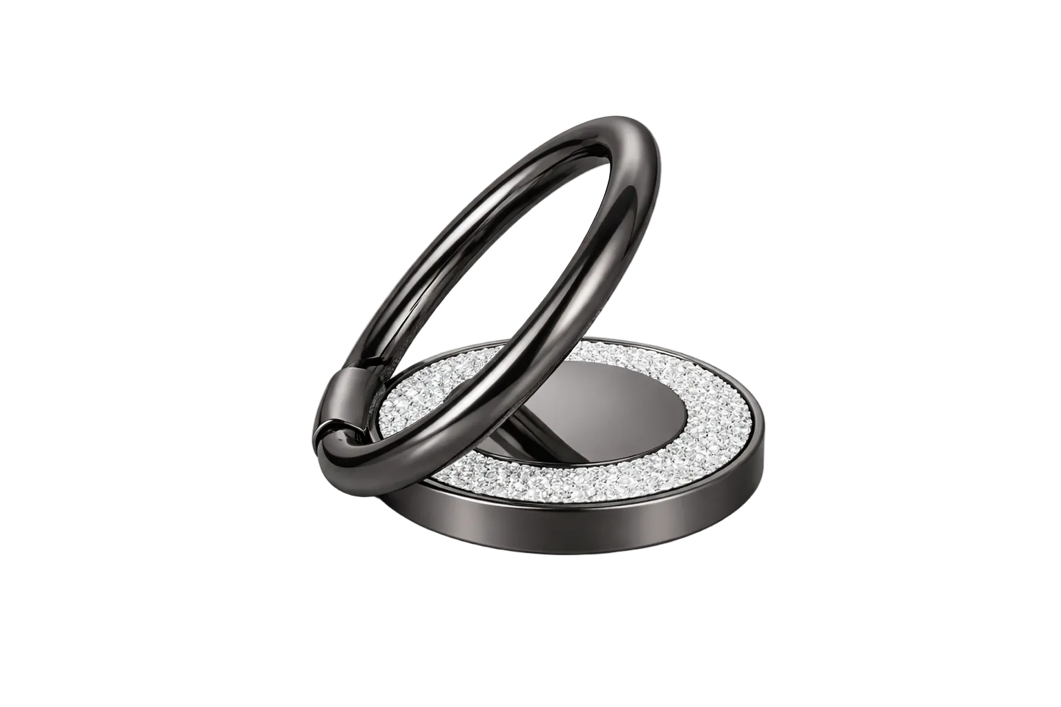 Nalepovací držák na prst na mobil třpytivý