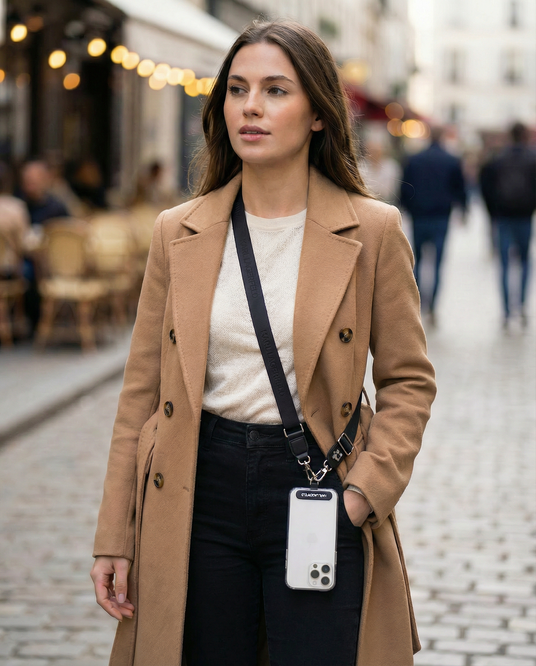 Karl Lagerfeld Universal Crossbody Popruh Choupette Patch - pohled 1
