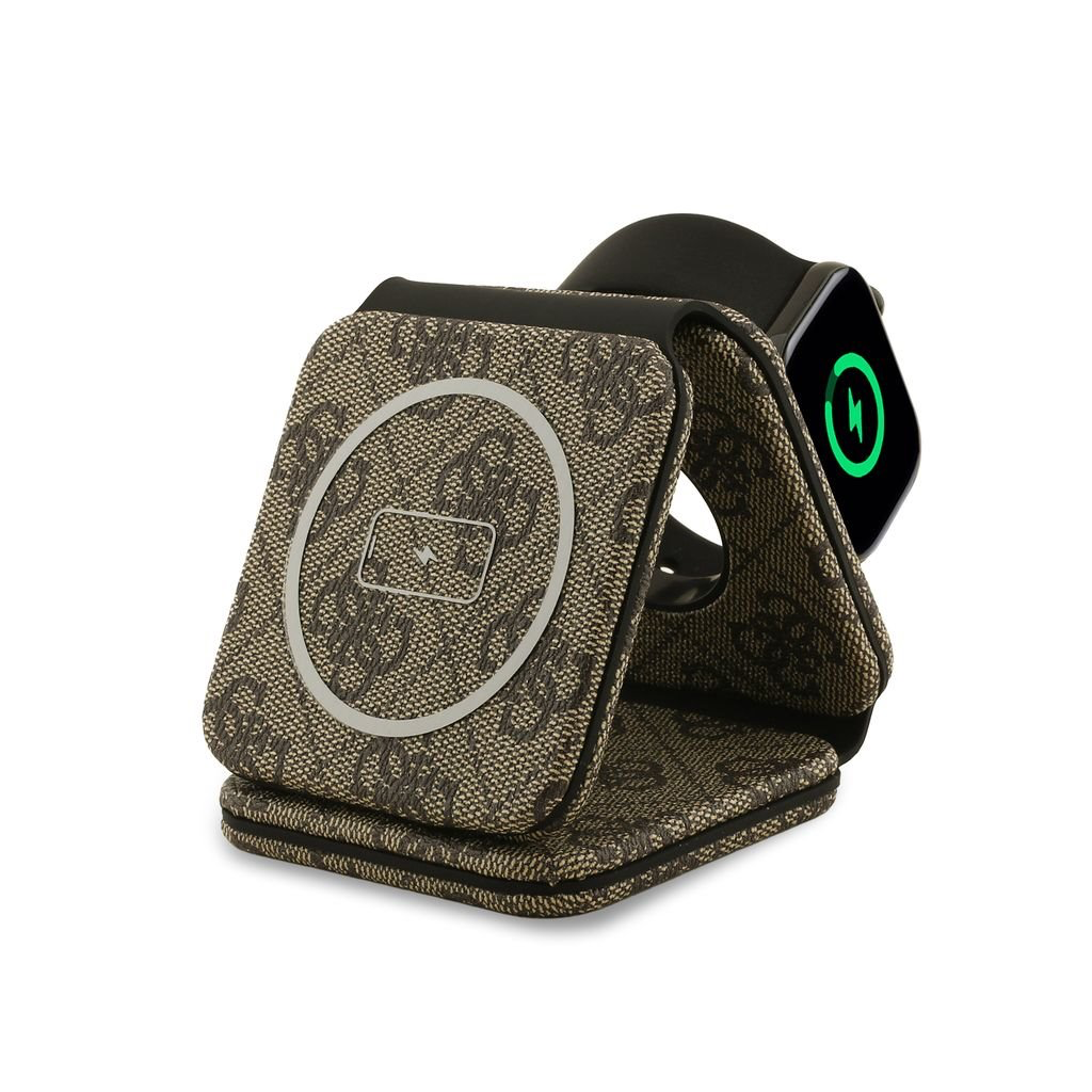 Guess PU 4G MagSafe Bezdrátová Nabíječka 3v1 - pohled 1