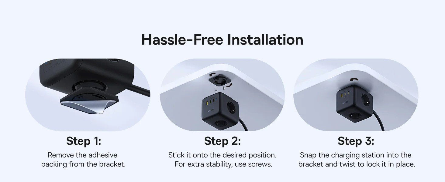 Baseus EnerFill FA11 6v1 Napájecí Kostka 67W Cosmic Black