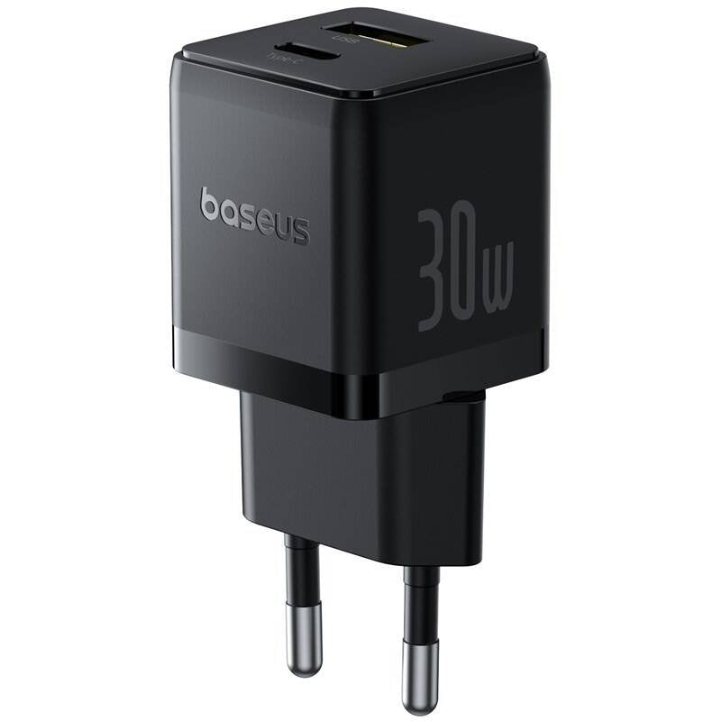 Baseus Palm Fast Nabíječka USB-A + USB-C 30W Black