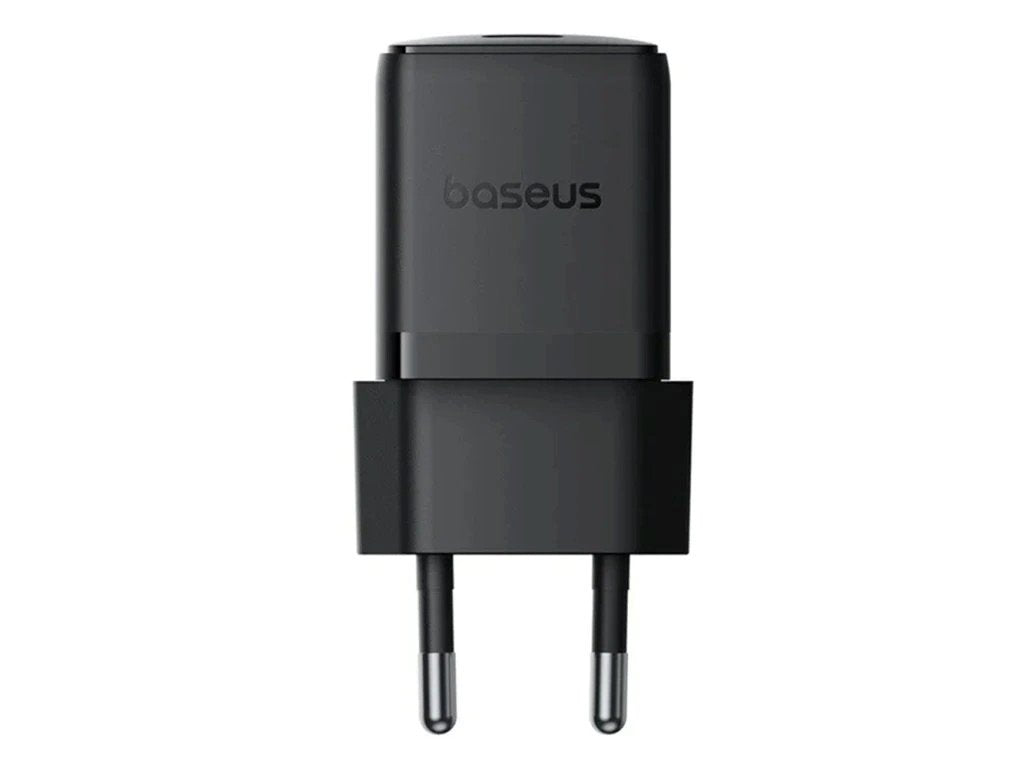 Baseus Palm Fast Nabíječka USB-C 20W + Datový Kabel USB-C/USB-C 1m Black