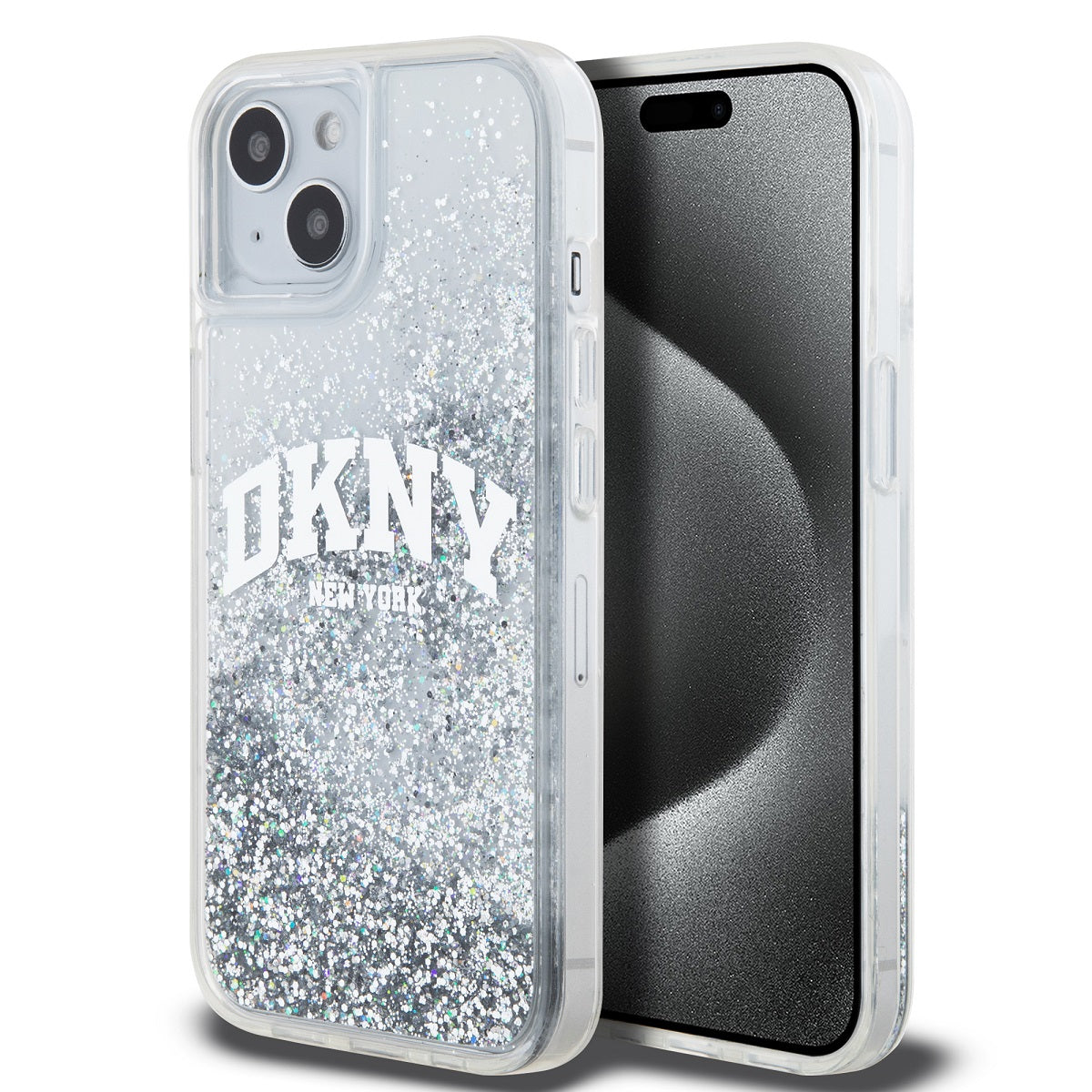 DKNY Liquid Glitter Arch Logo Zadní Kryt