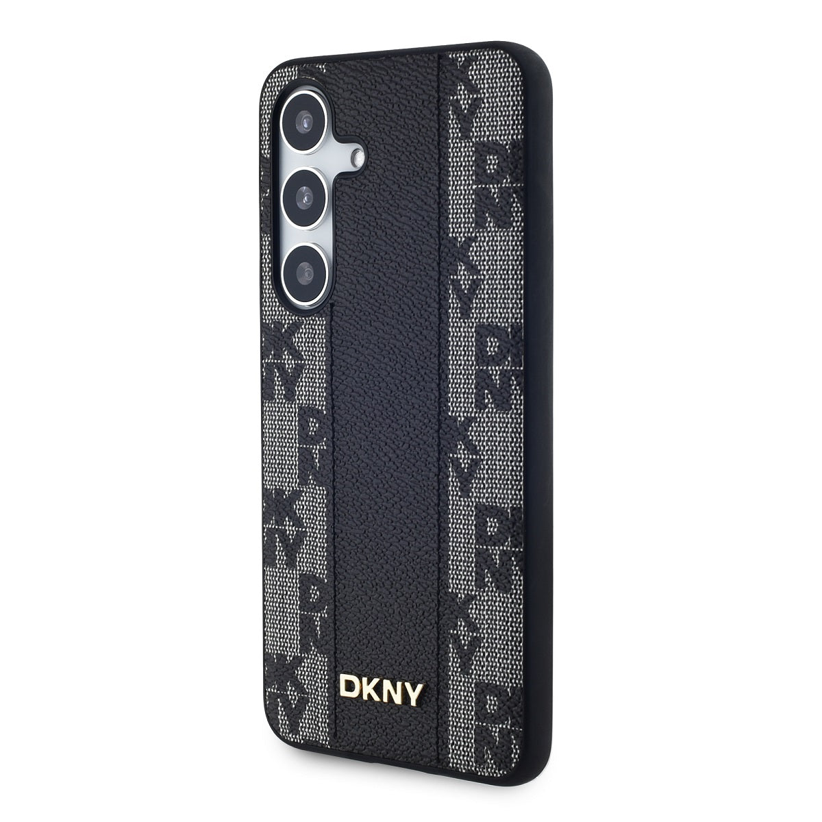 DKNY MagSafe kožený kryt na Samsung - Checkered Pattern