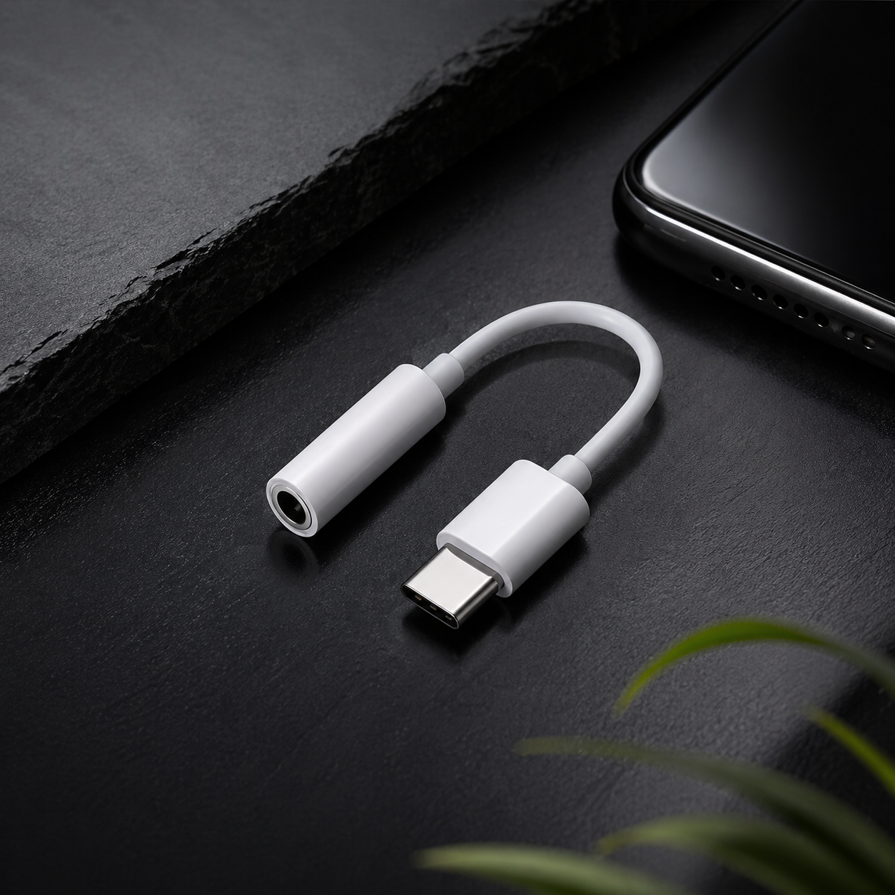 GP-TGU023AE Samsung USB-C/3,5mm Adaptér White - pohled 1
