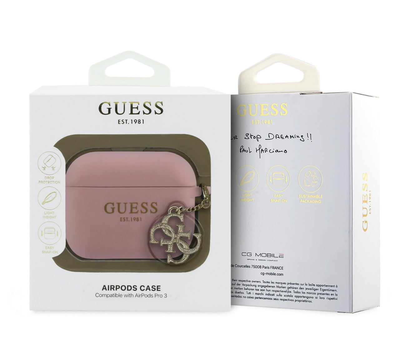 Guess 4G Charm Silikonové Pouzdro - pohled 9