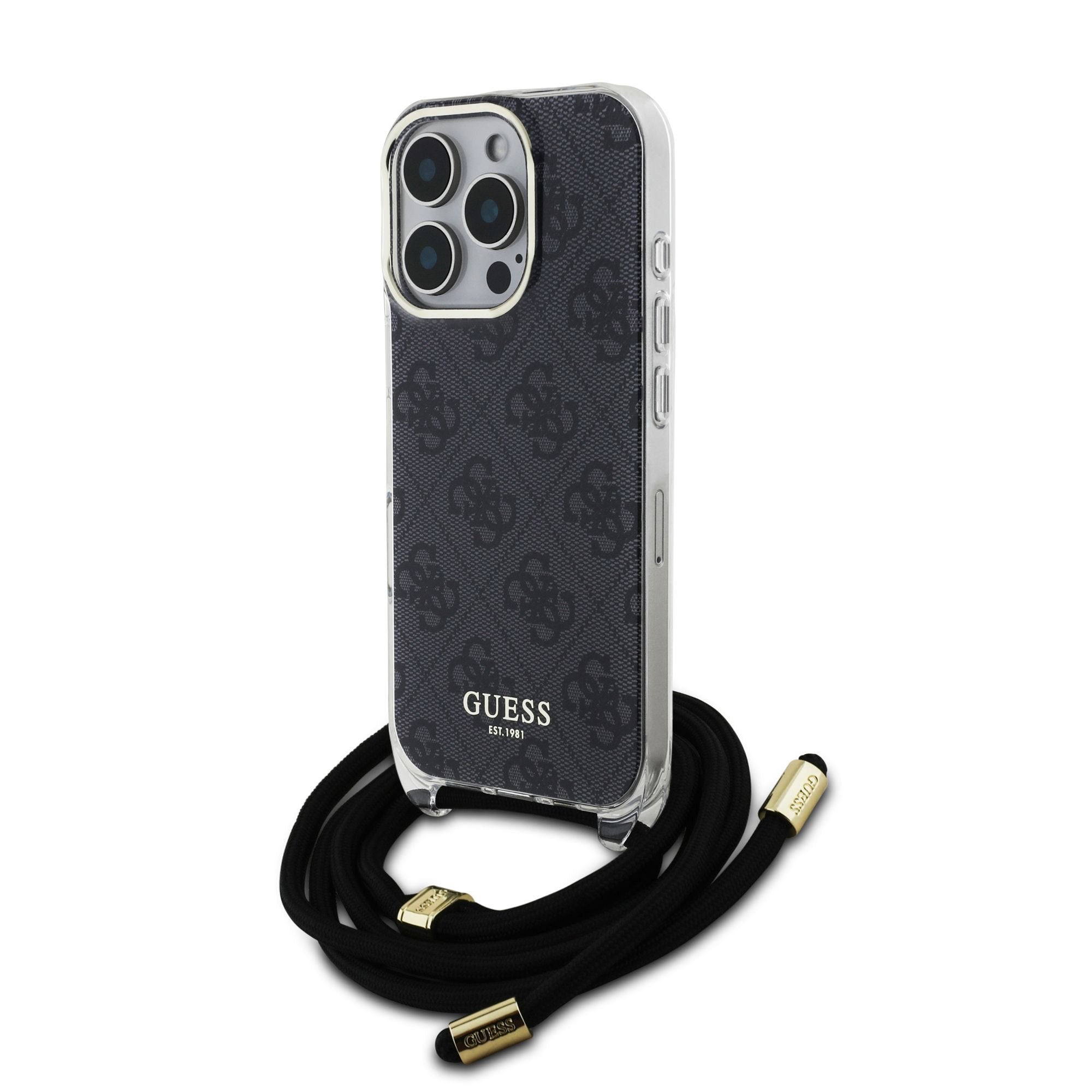 Guess kryt na iPhone s crossbody popruhem IML 4G Printed