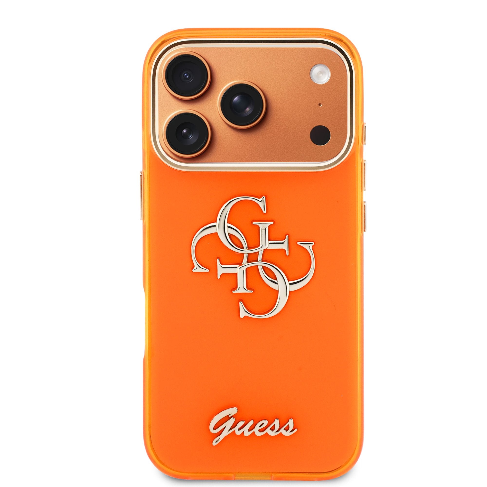 Guess kryt na iPhone IML 4G Script Metal Logo