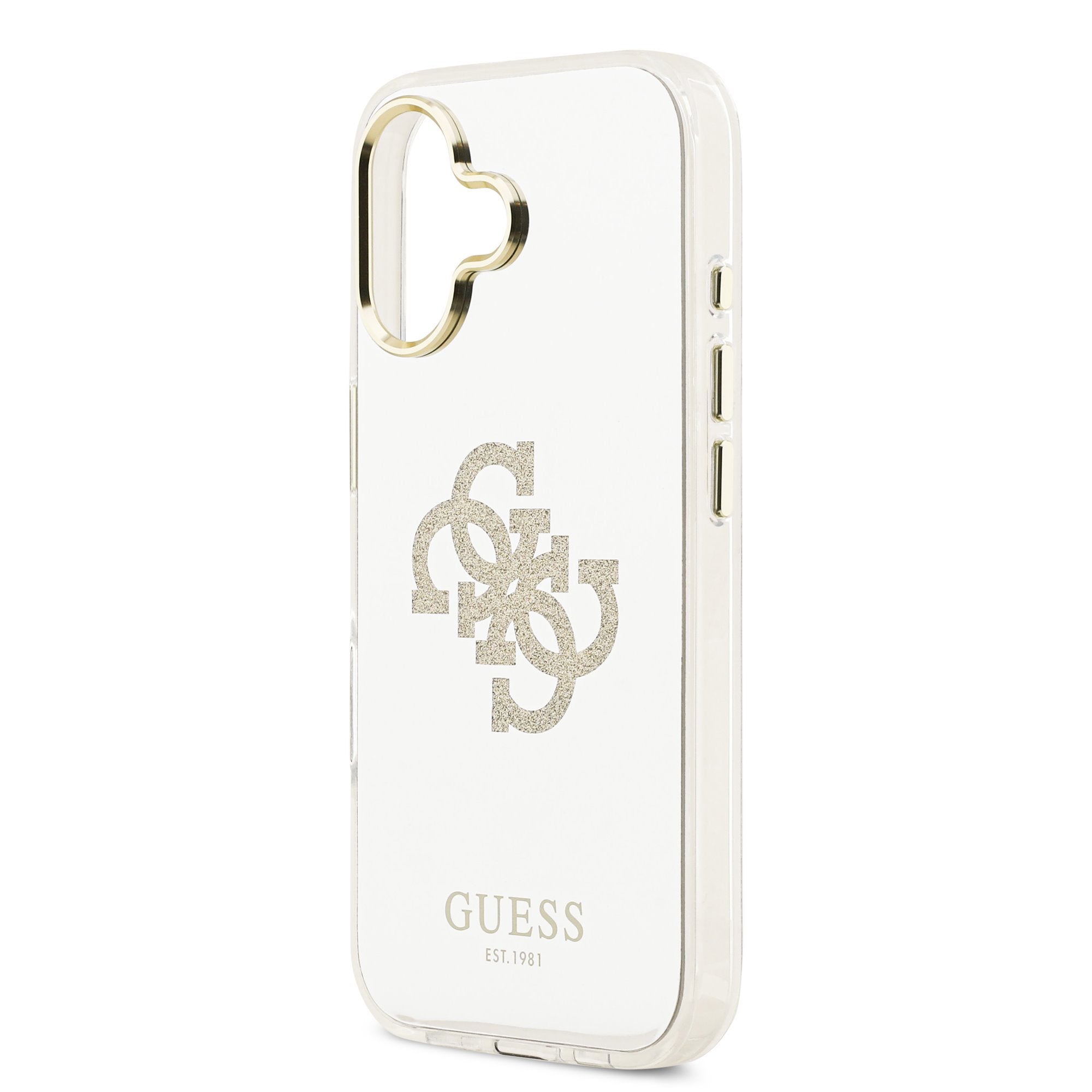 Guess MagSafe kryt na iPhone Mirror 4G Glitter Logo