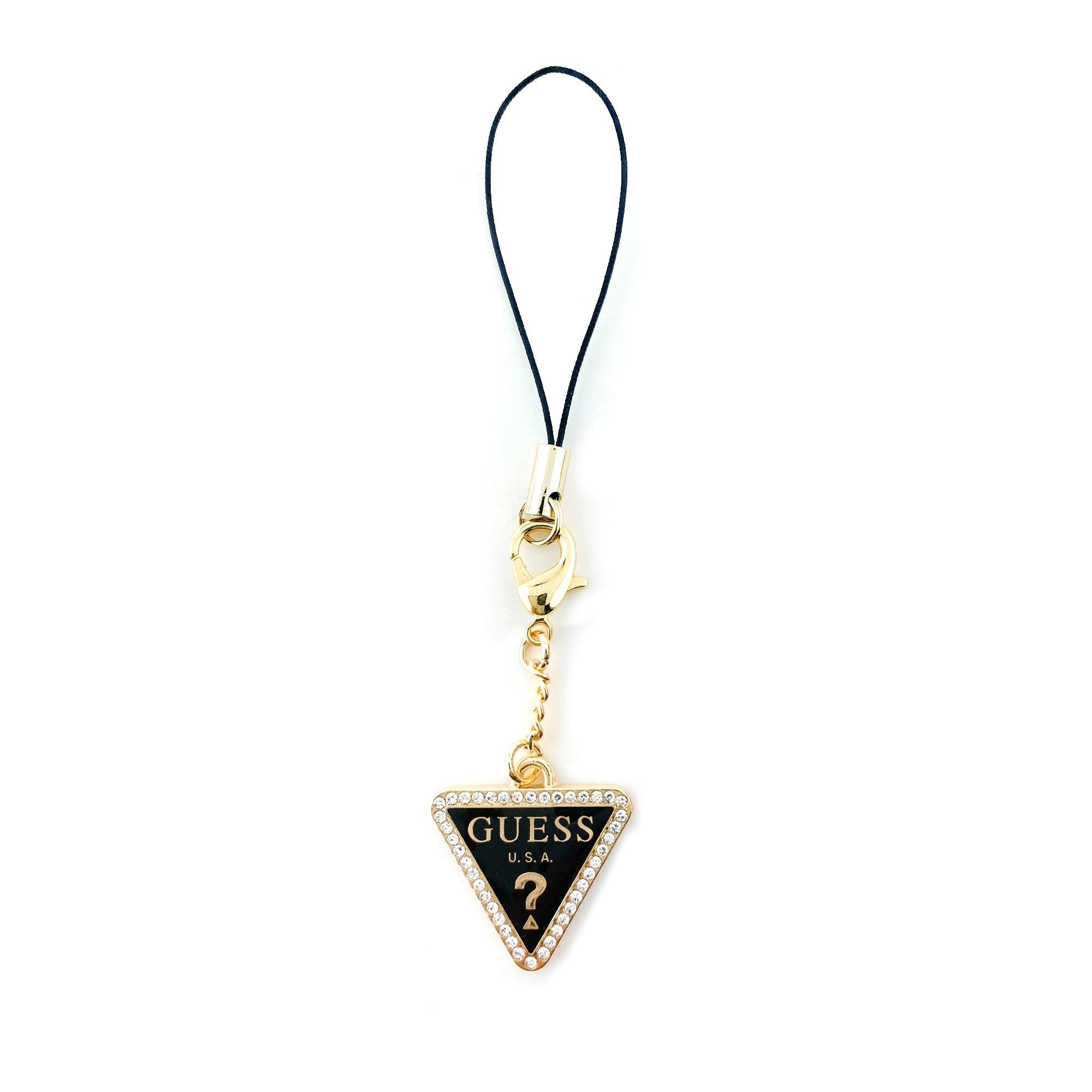 Guess Přívěsek Strass Triangle Metal Logo - pohled 1