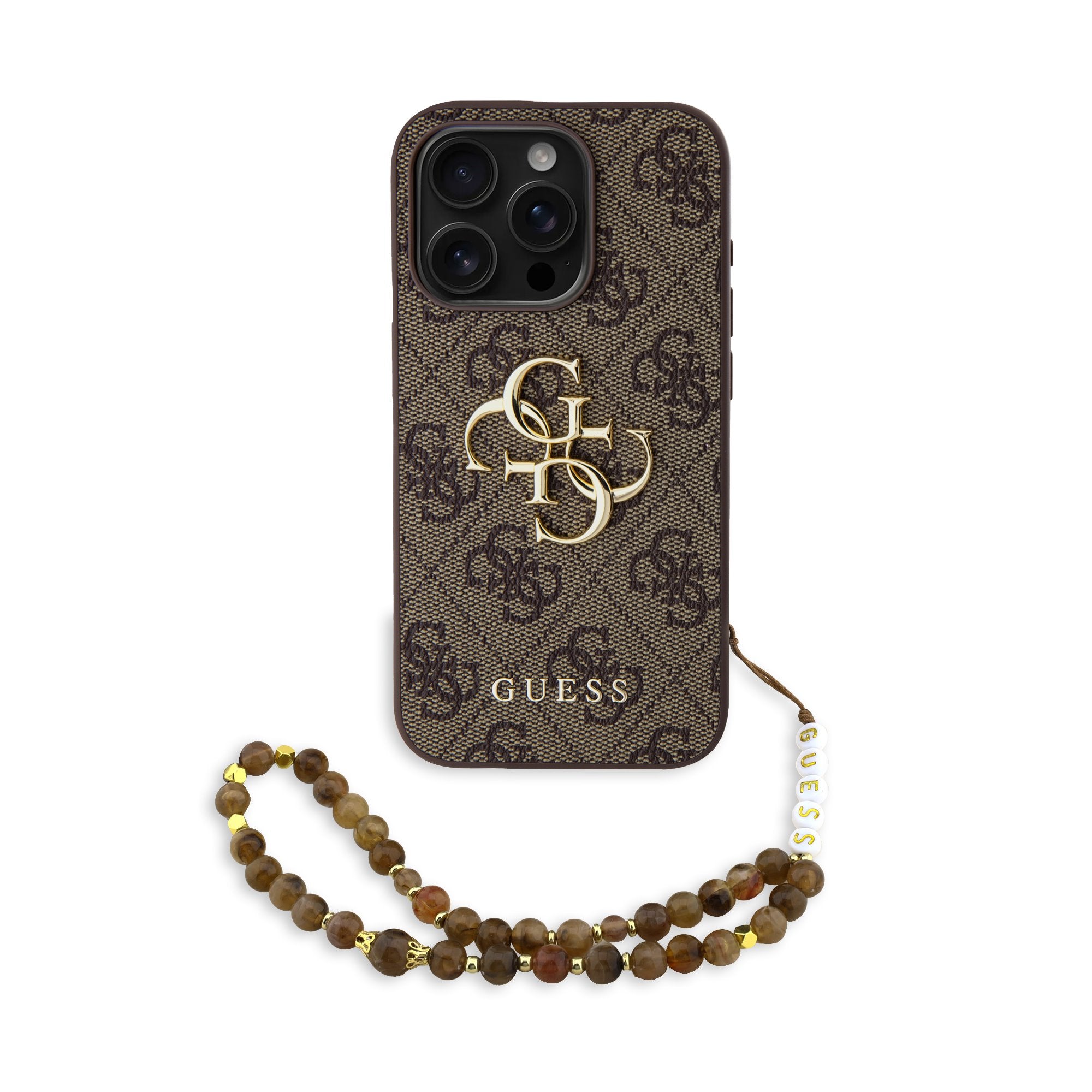 Guess kryt na iPhone s náramkem 4G Metal Logo Strap