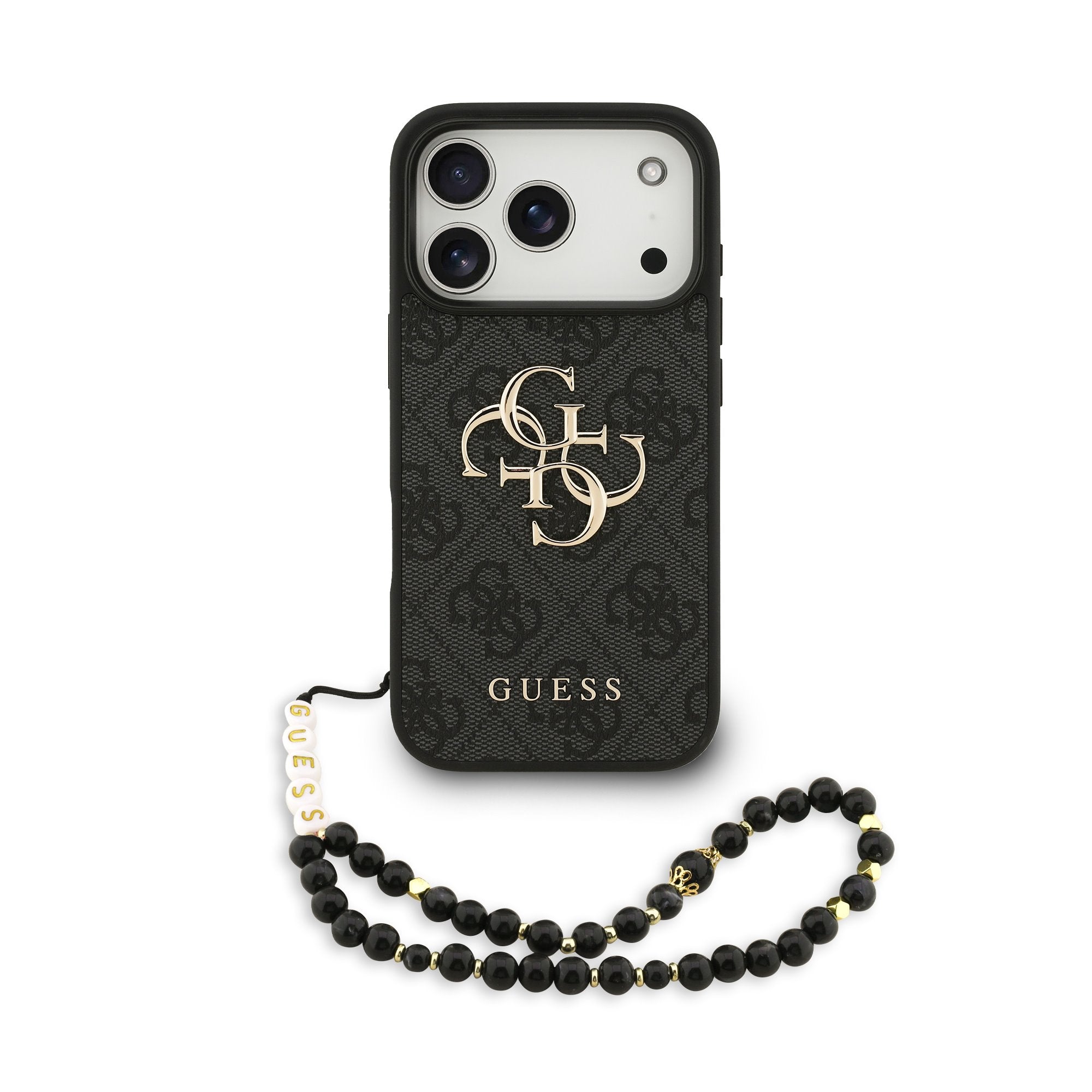 Guess kryt na iPhone s náramkem 4G Metal Logo Strap