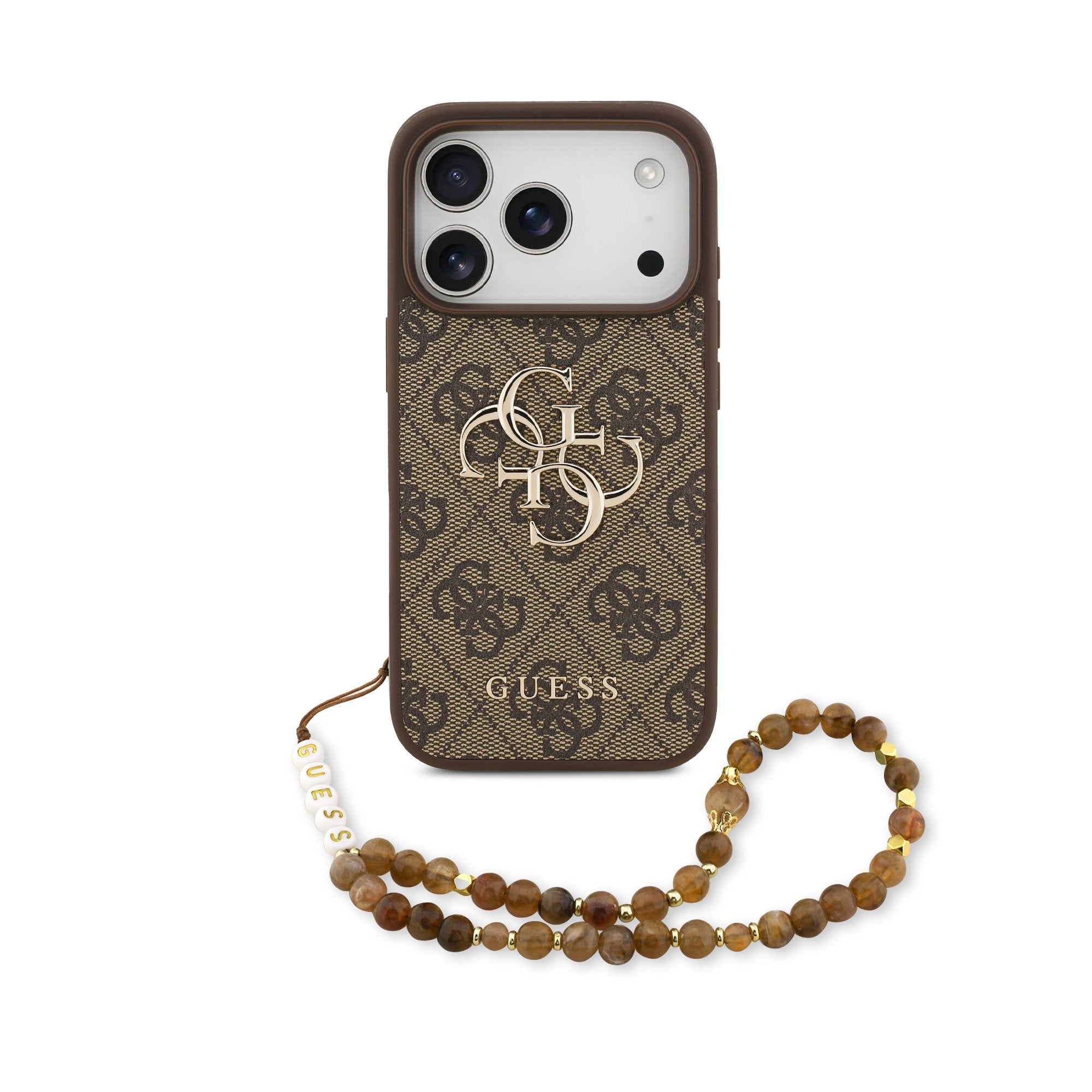 Guess kryt na iPhone s náramkem 4G Metal Logo Strap