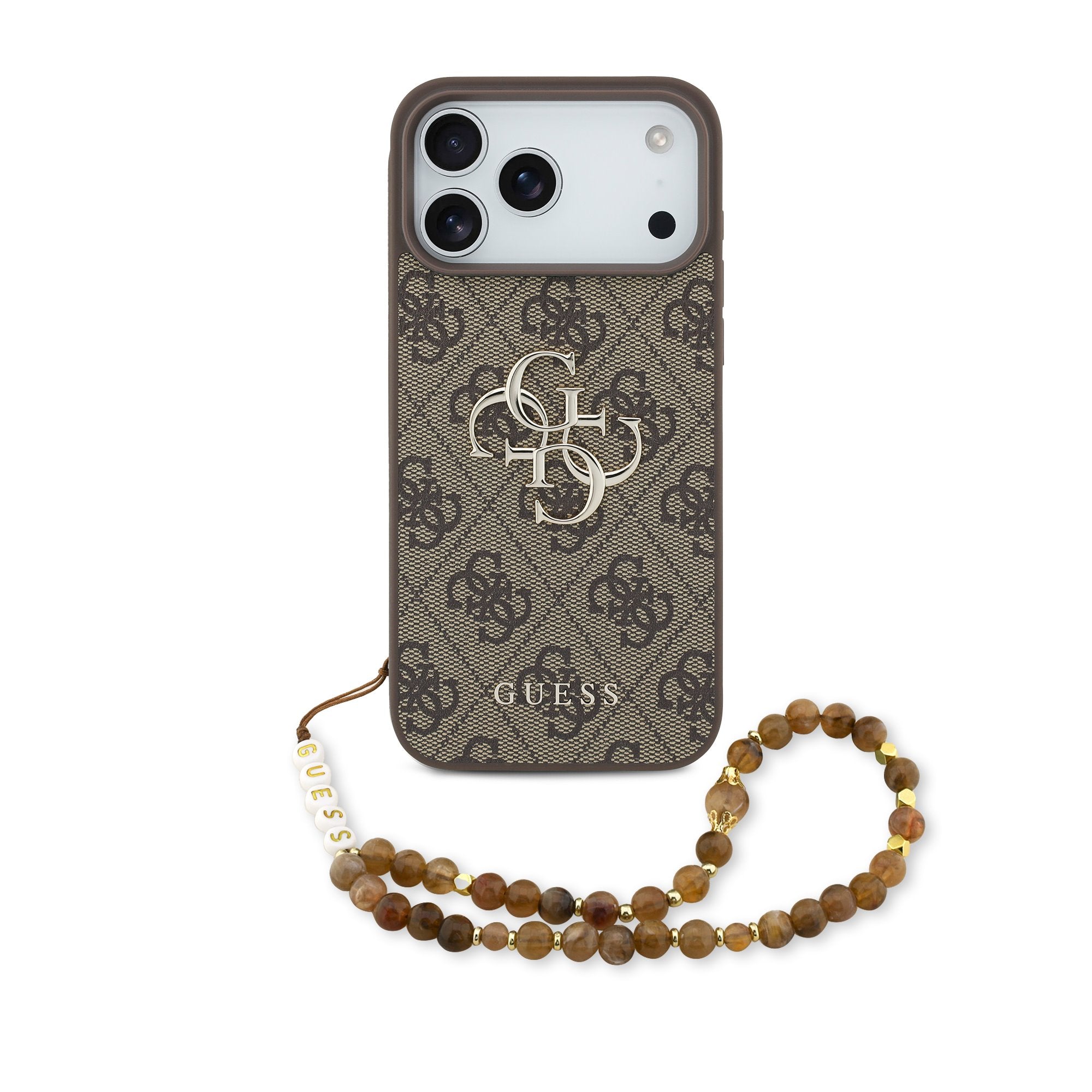 Guess kryt na iPhone s náramkem 4G Metal Logo Strap