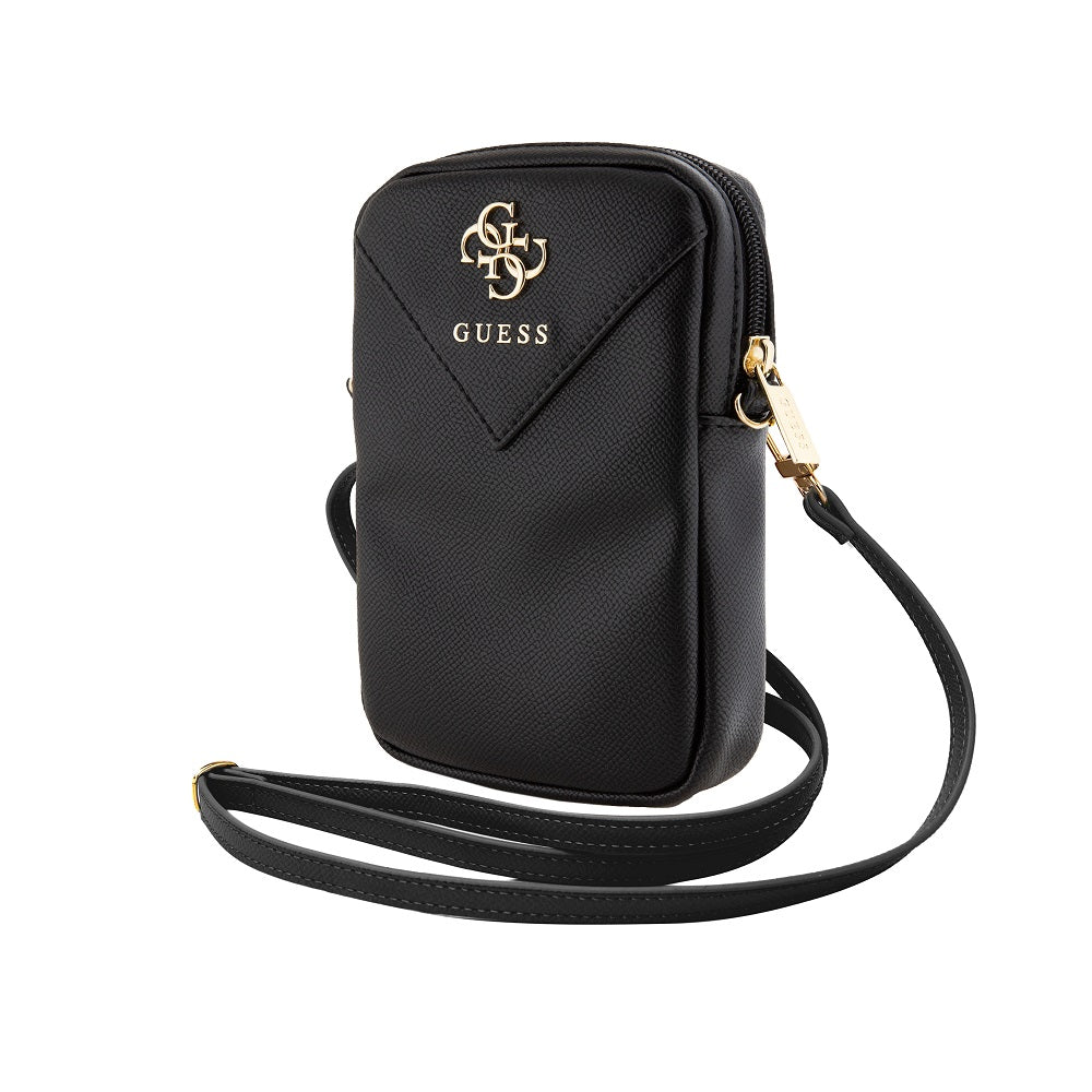 Guess PU Grained 4G Metal Logo Taška na Telefon se Zipem - pohled 3