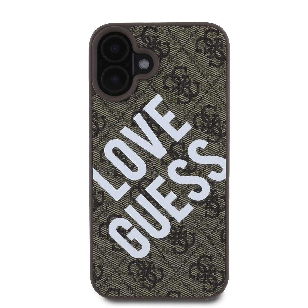 Guess MagSafe kožený kryt na iPhone 4G Big Love Logo