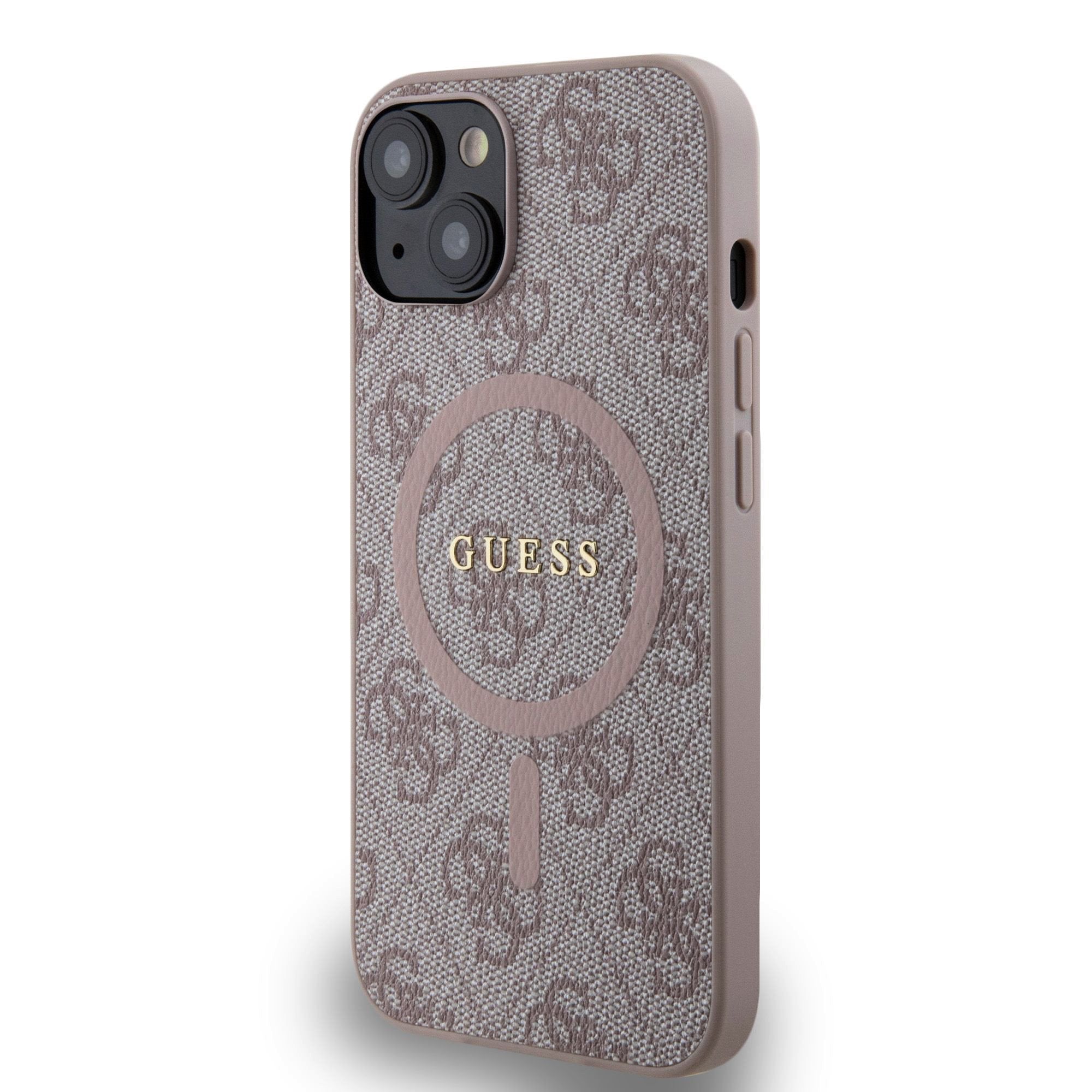 Guess MagSafe kožený kryt na iPhone 4G Colored Ring