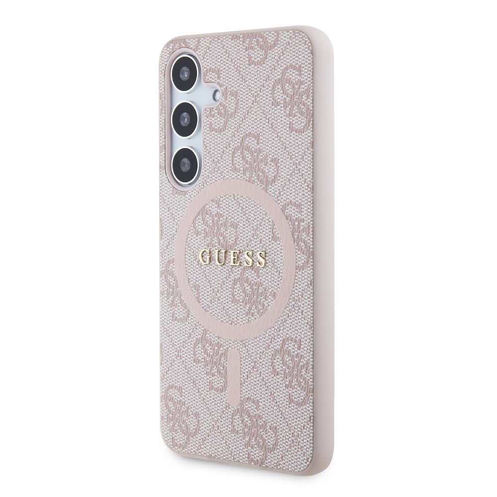 Guess MagSafe kožený kryt na Samsung - 4G Colored Ring