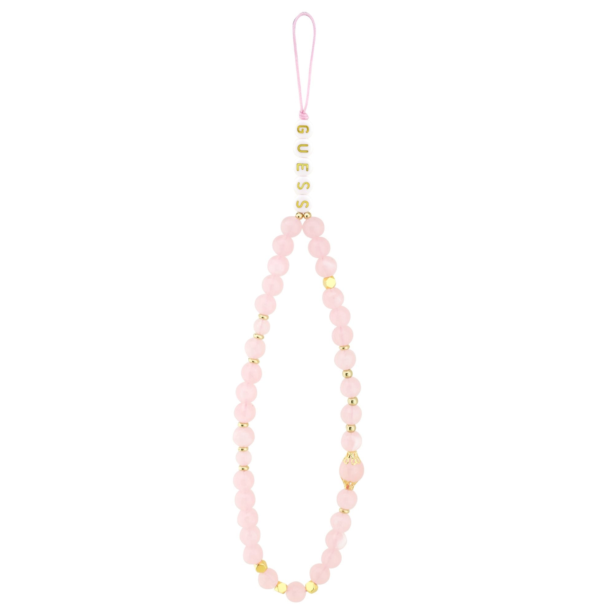 Guess MagSafe kožený kryt na iPhone s korálky 4G Colored Ring Strap