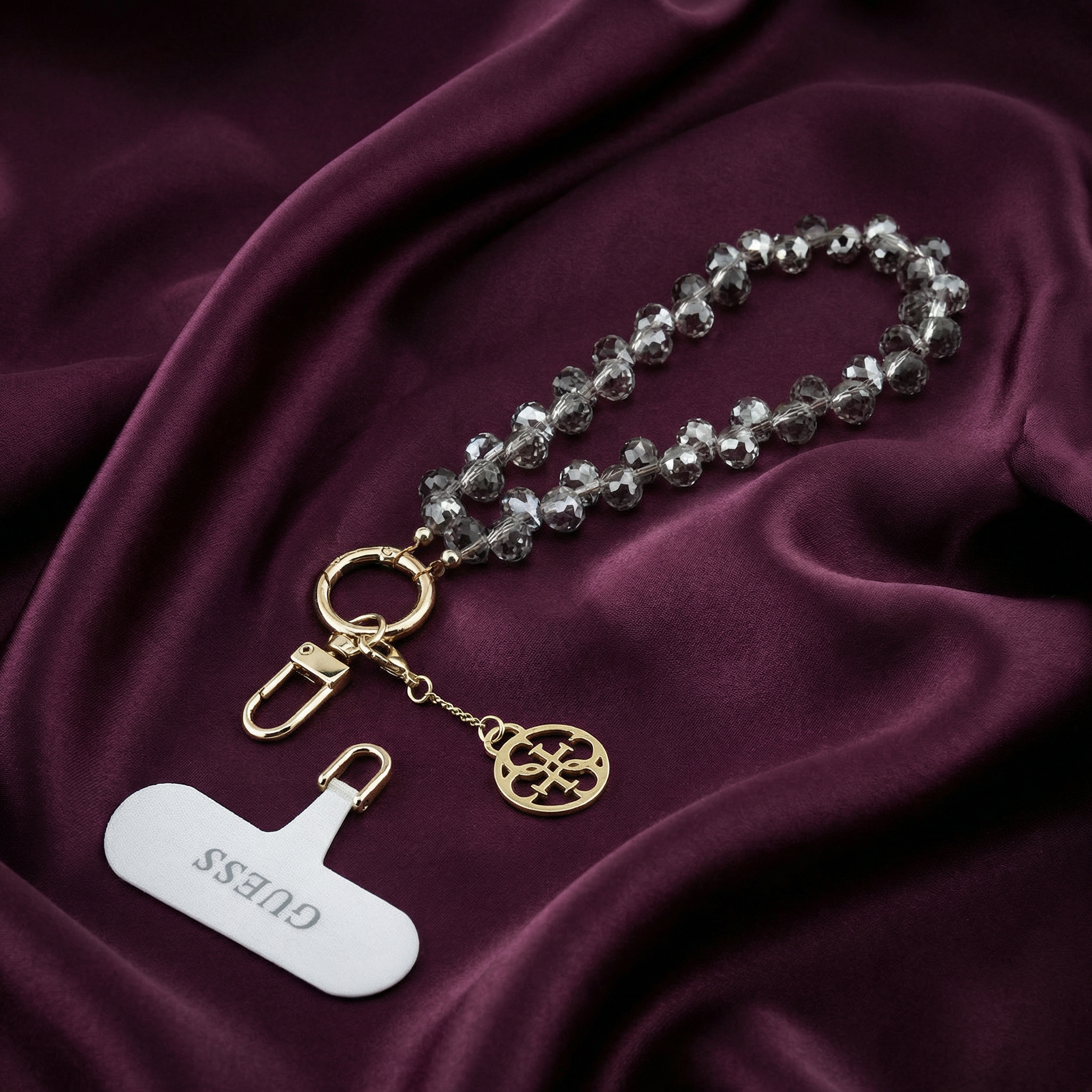 Guess Univerzální Popruh na Ruku Crystals 4G Charm - pohled 3