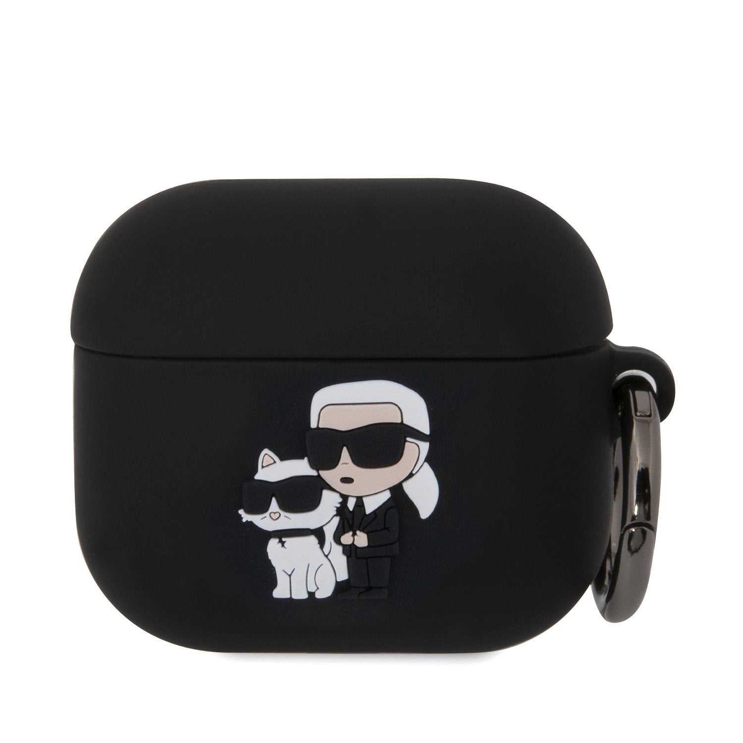 Karl Lagerfeld 3D Logo NFT Karl and Choupette Silikonové Pouzdro - pohled 2