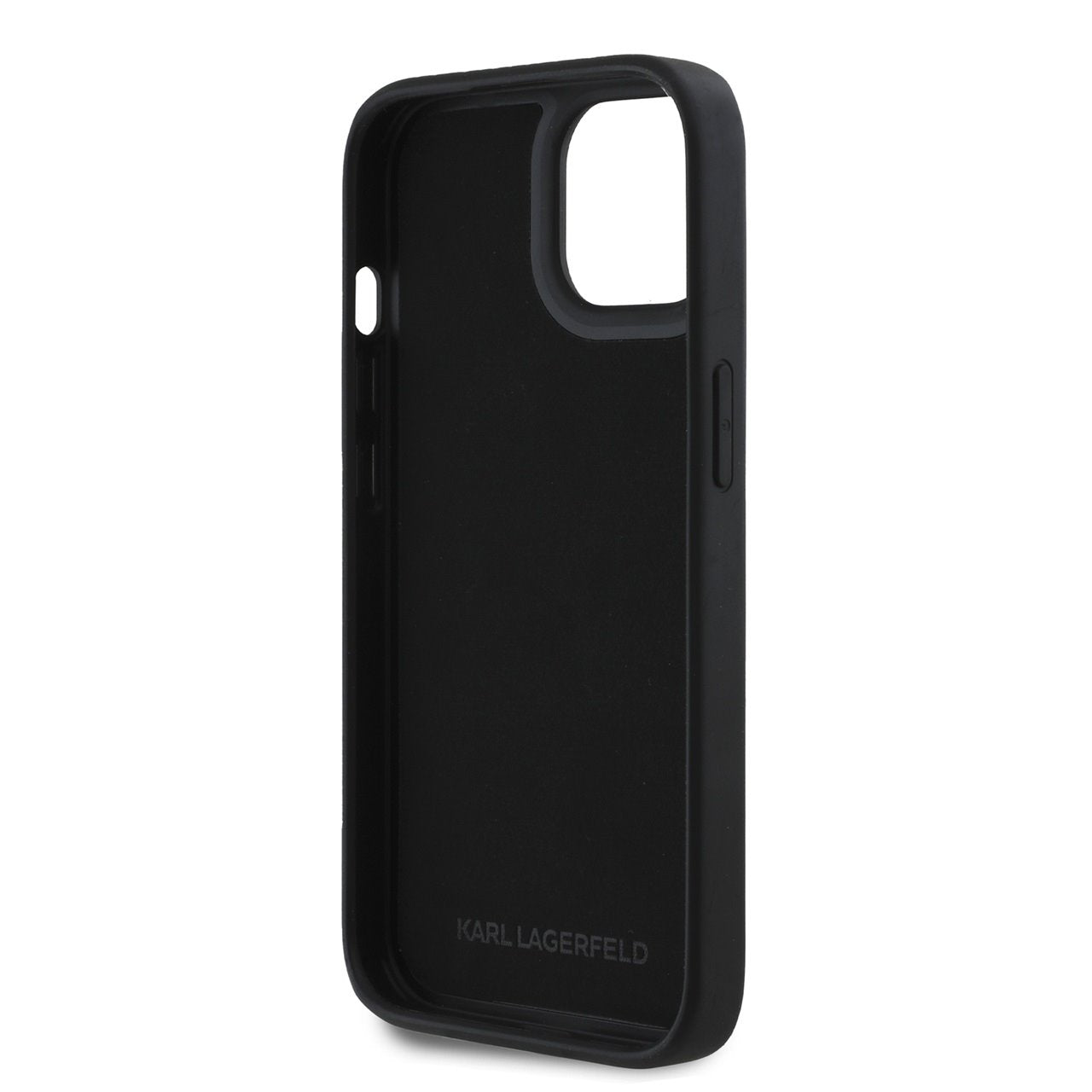 Karl Lagerfeld 3D Rubber Glitter Logo Zadní Kryt