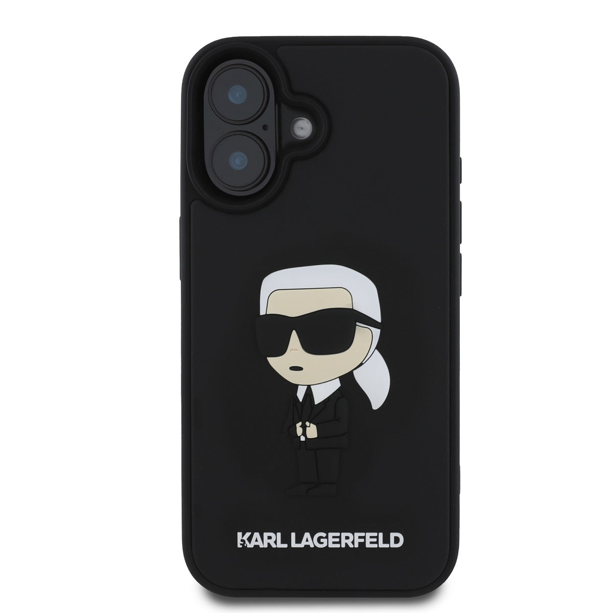Karl Lagerfeld 3D Rubber Ikonik Zadní Kryt iPhone16