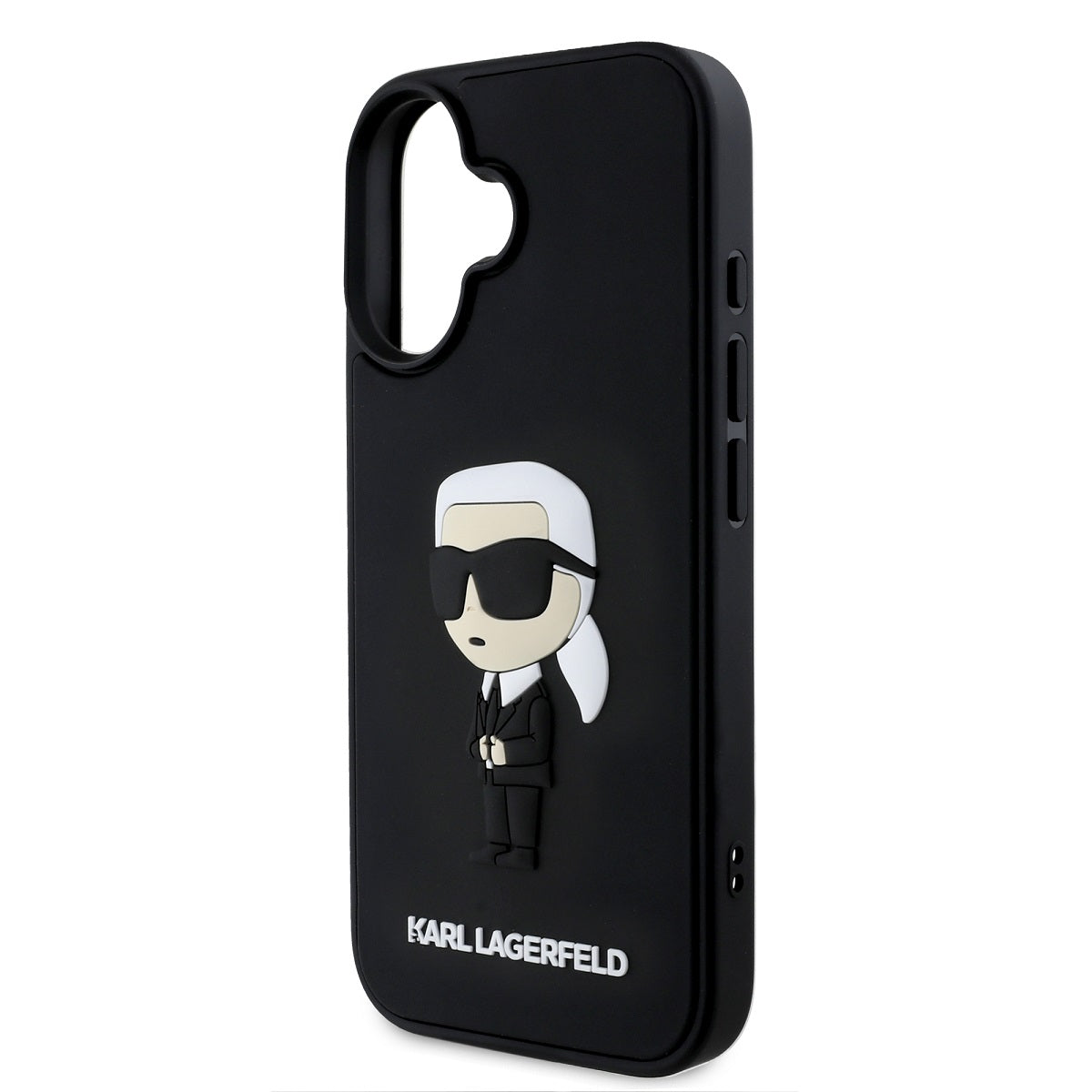 Karl Lagerfeld 3D Rubber Ikonik Zadní Kryt iPhone16