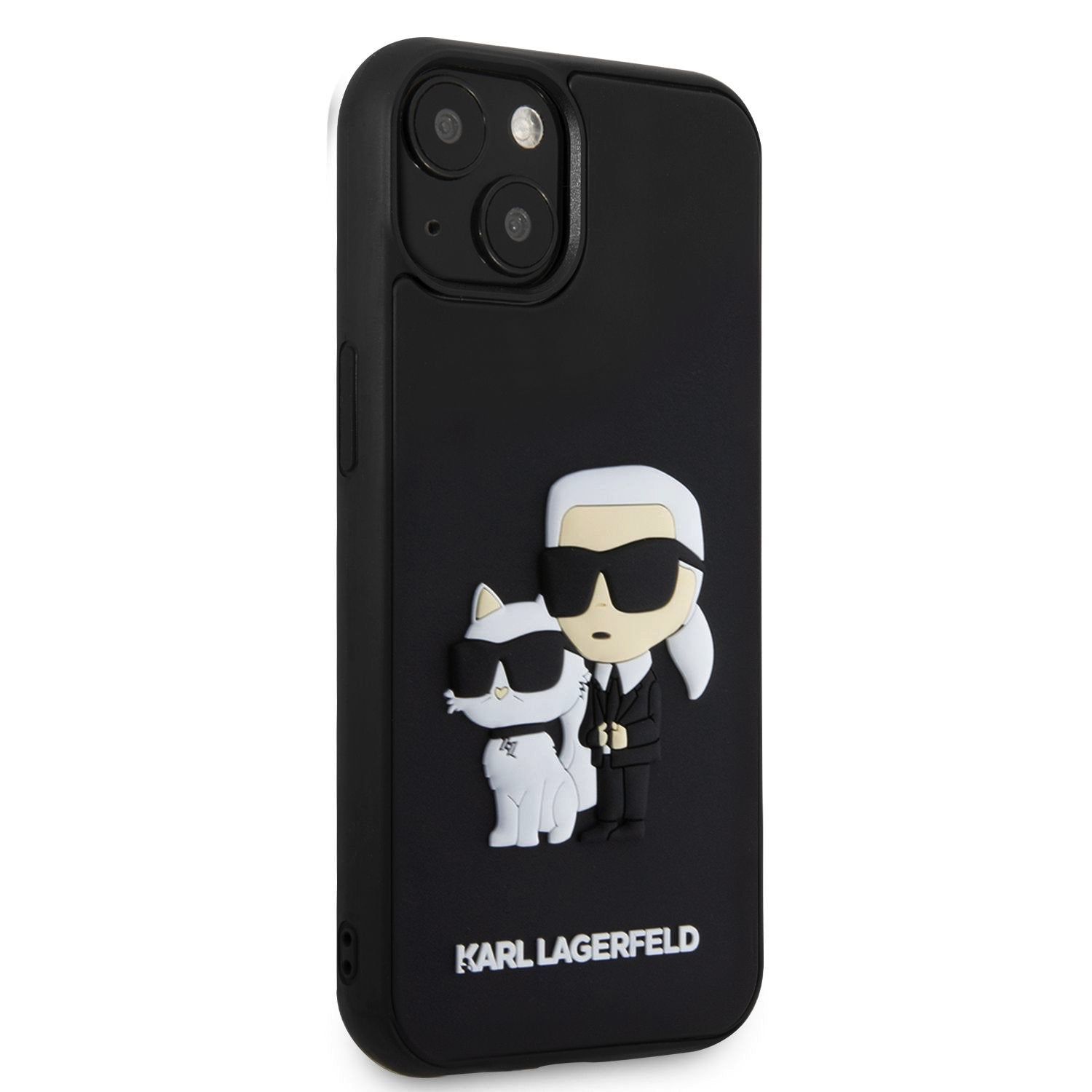 Karl Lagerfeld 3D Rubber Karl and Choupette Zadní Kryt