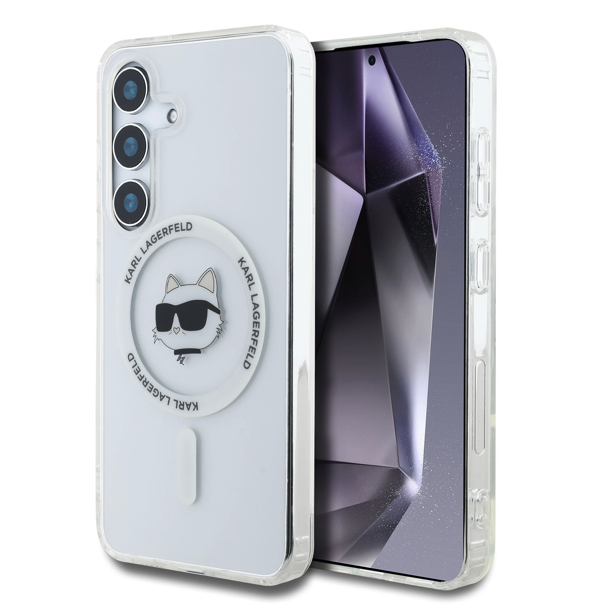 Karl Lagerfeld MagSafe kryt na Samsung - IML Choupette Head