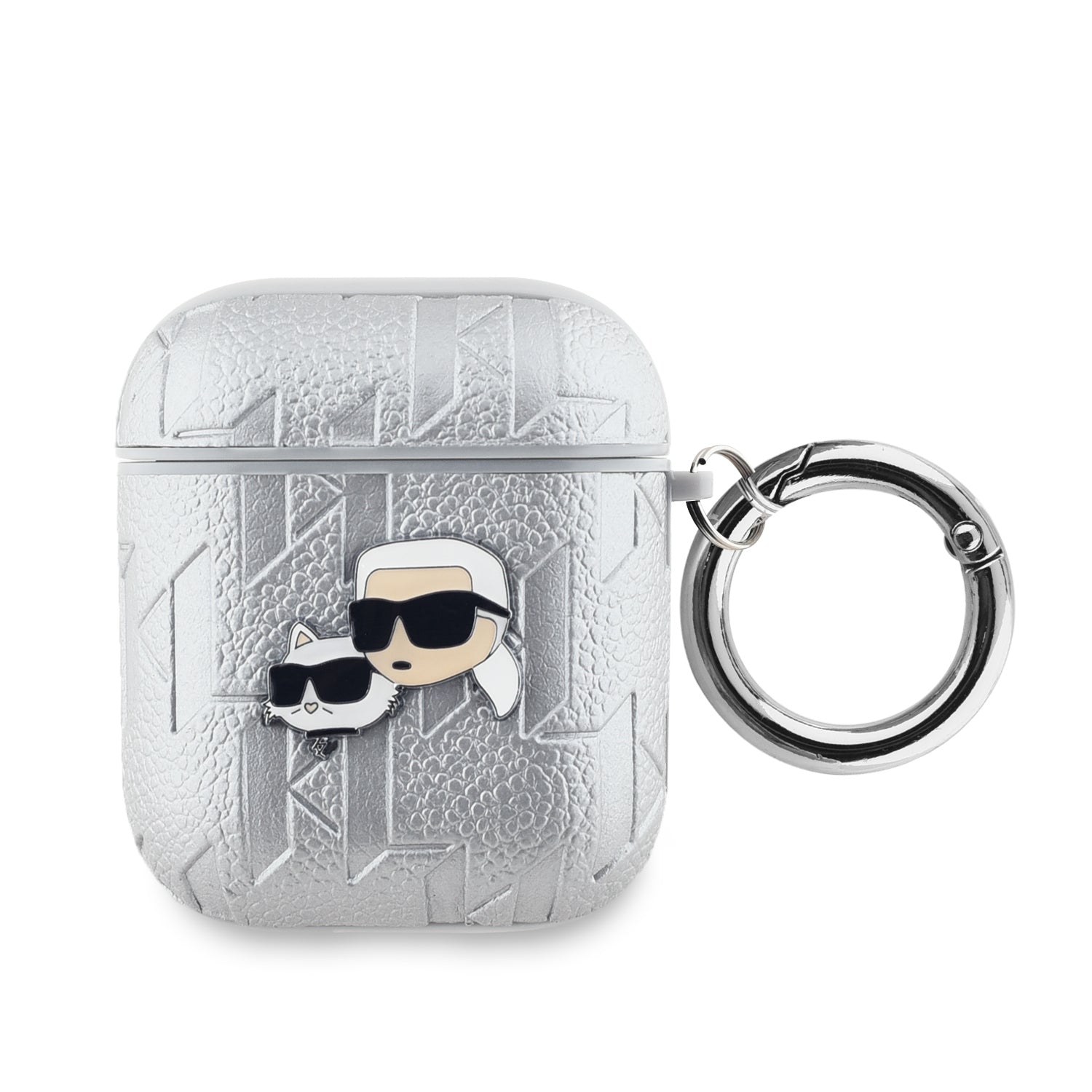Karl Lagerfeld PU Embossed Karl and Choupette Heads Pouzdro - pohled 7