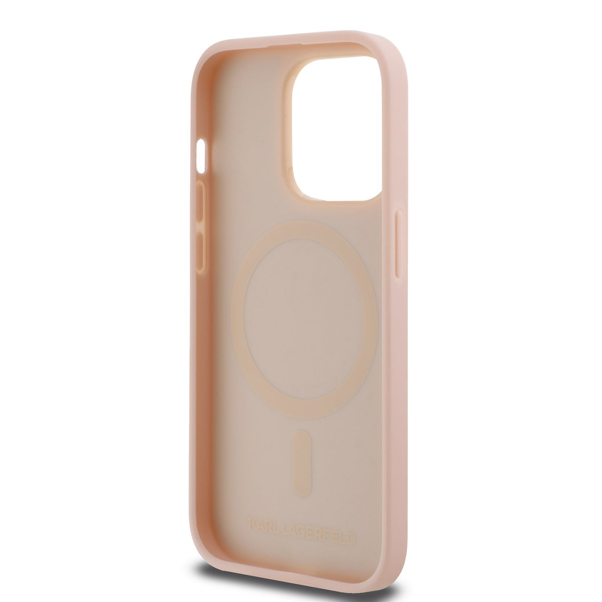 Karl Lagerfeld PU Leather Monogram Metal Logo Magsafe Zadní Kryt