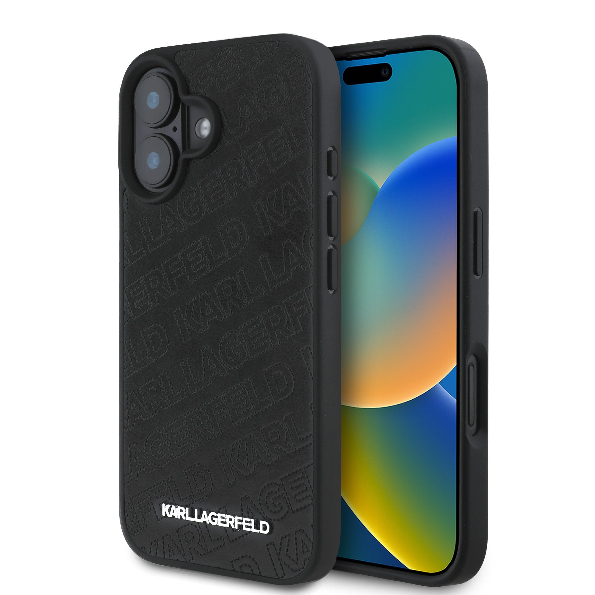 Karl Lagerfeld PU Quilted Pattern Zadní Kryt iPhone16