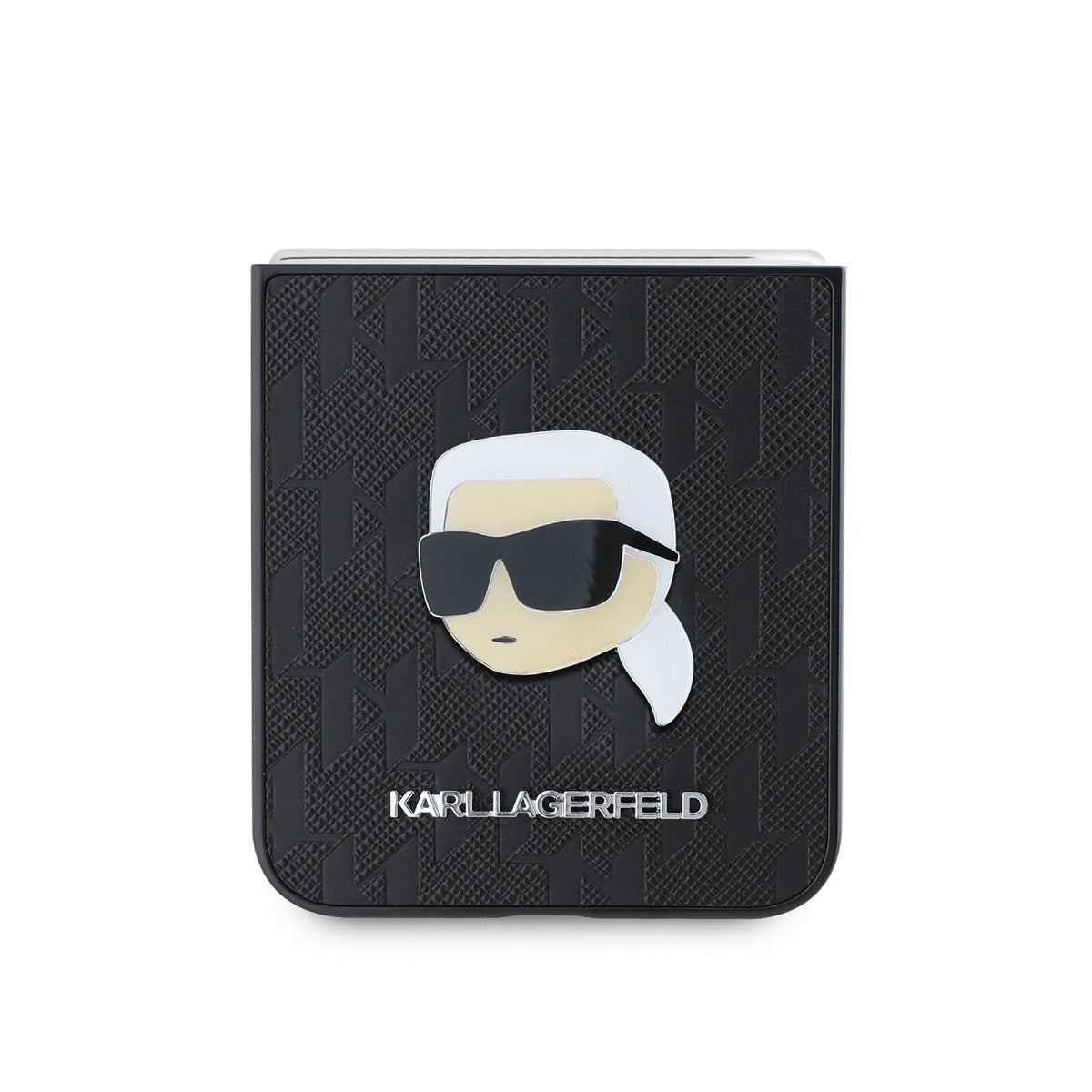 Karl Lagerfeld kožený kryt na Samsung - Saffiano Monogram Karl Head