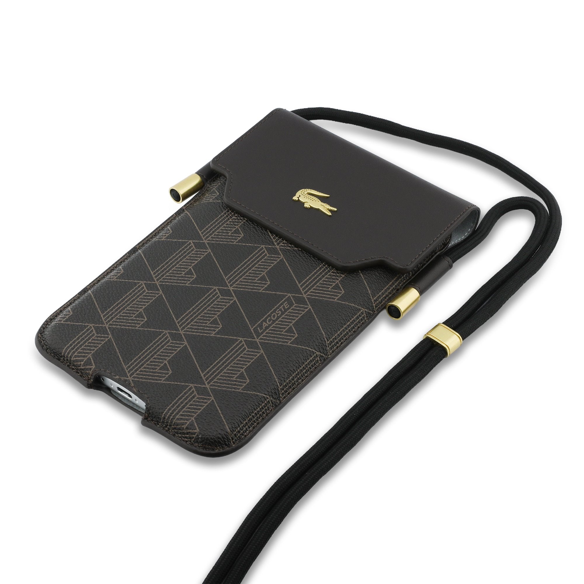 Lacoste PVC Blend Monogram Metal Logo Kapsa na Telefon XL - pohled 4