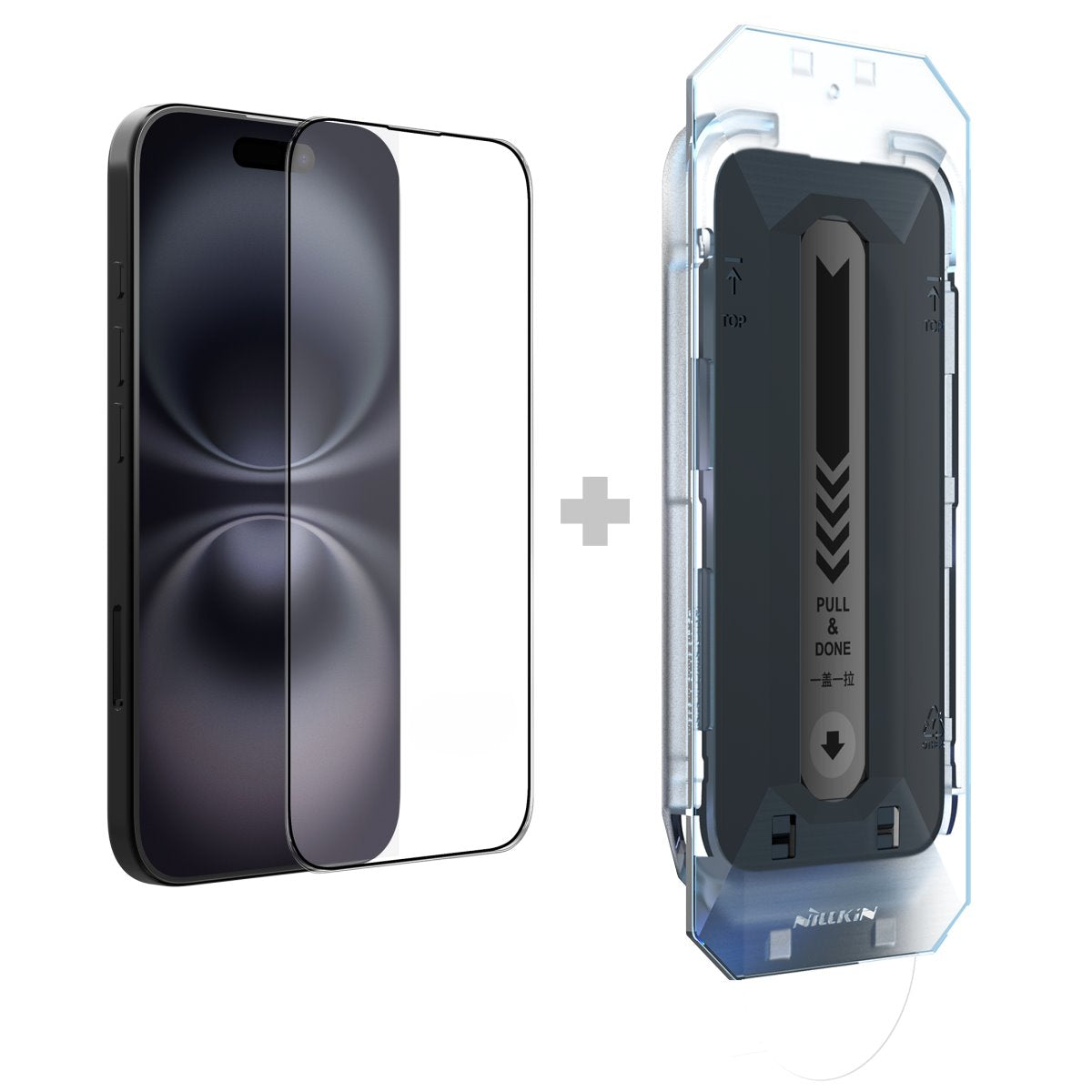 Nillkin Tvrzené Sklo 2.5D Black - pohled 1
