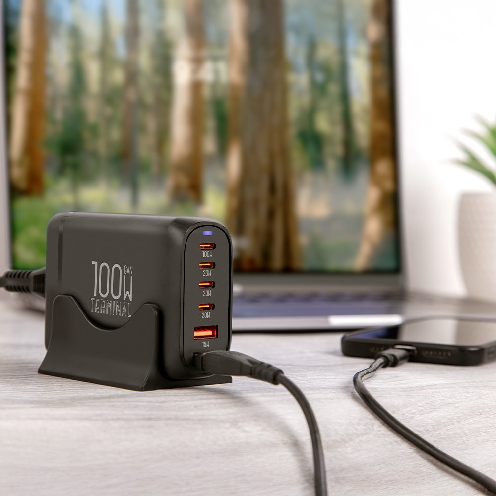 OBAL:ME Terminal GaN Stolní nabíječka 4C2A 100W - pohled 5
