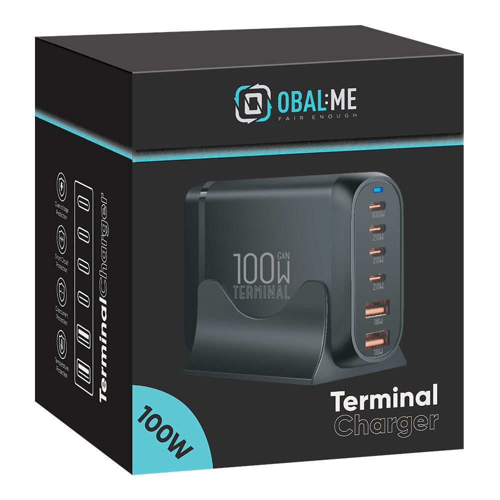 OBAL:ME Terminal GaN Stolní nabíječka 4C2A 100W - pohled 6