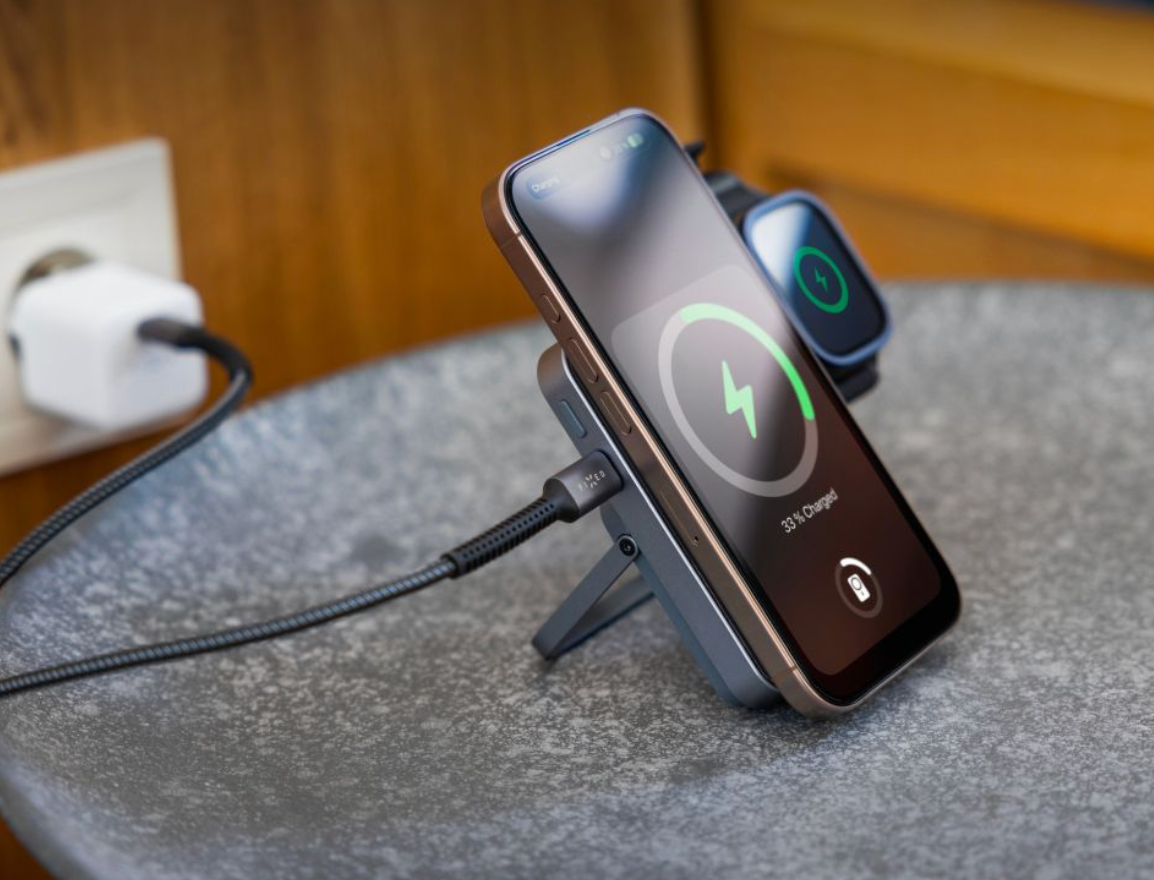 Powerbanka MagSafe FIXED se stojánkem 5 000 mAh - pohled 3