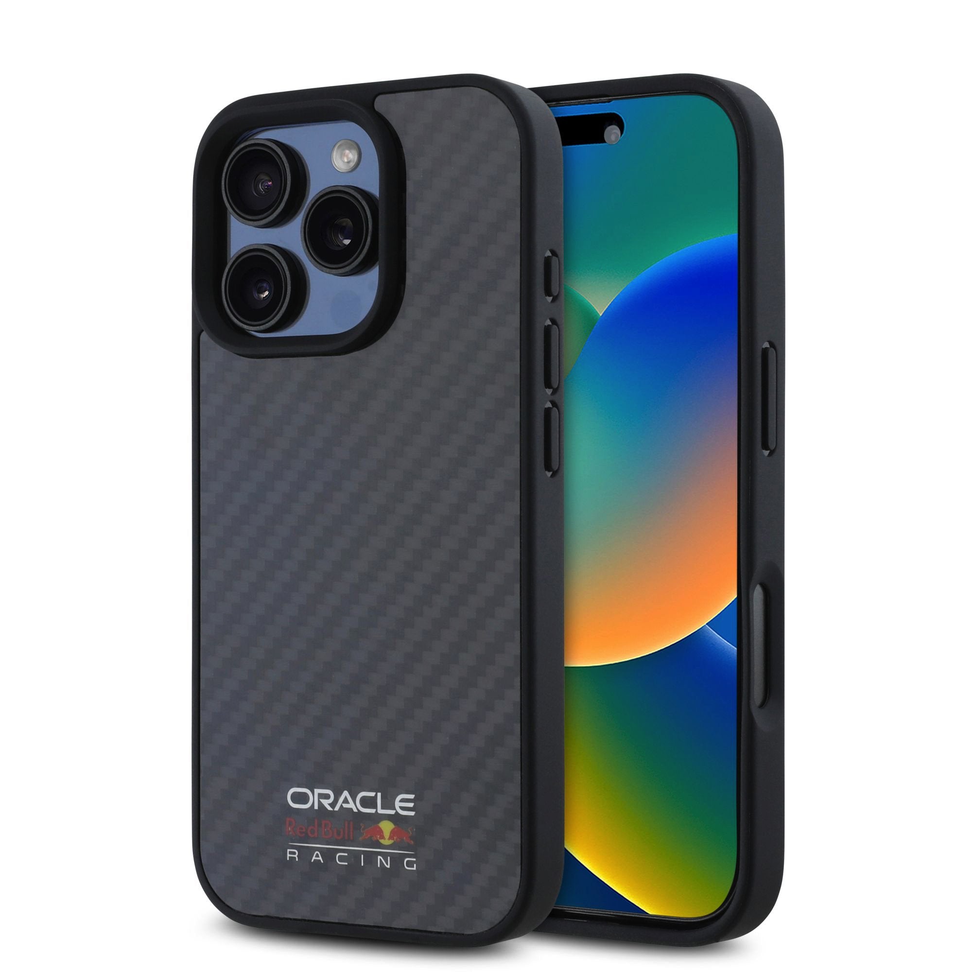 Red Bull MagSafe karbonový kryt na iPhone – Shiny Logo