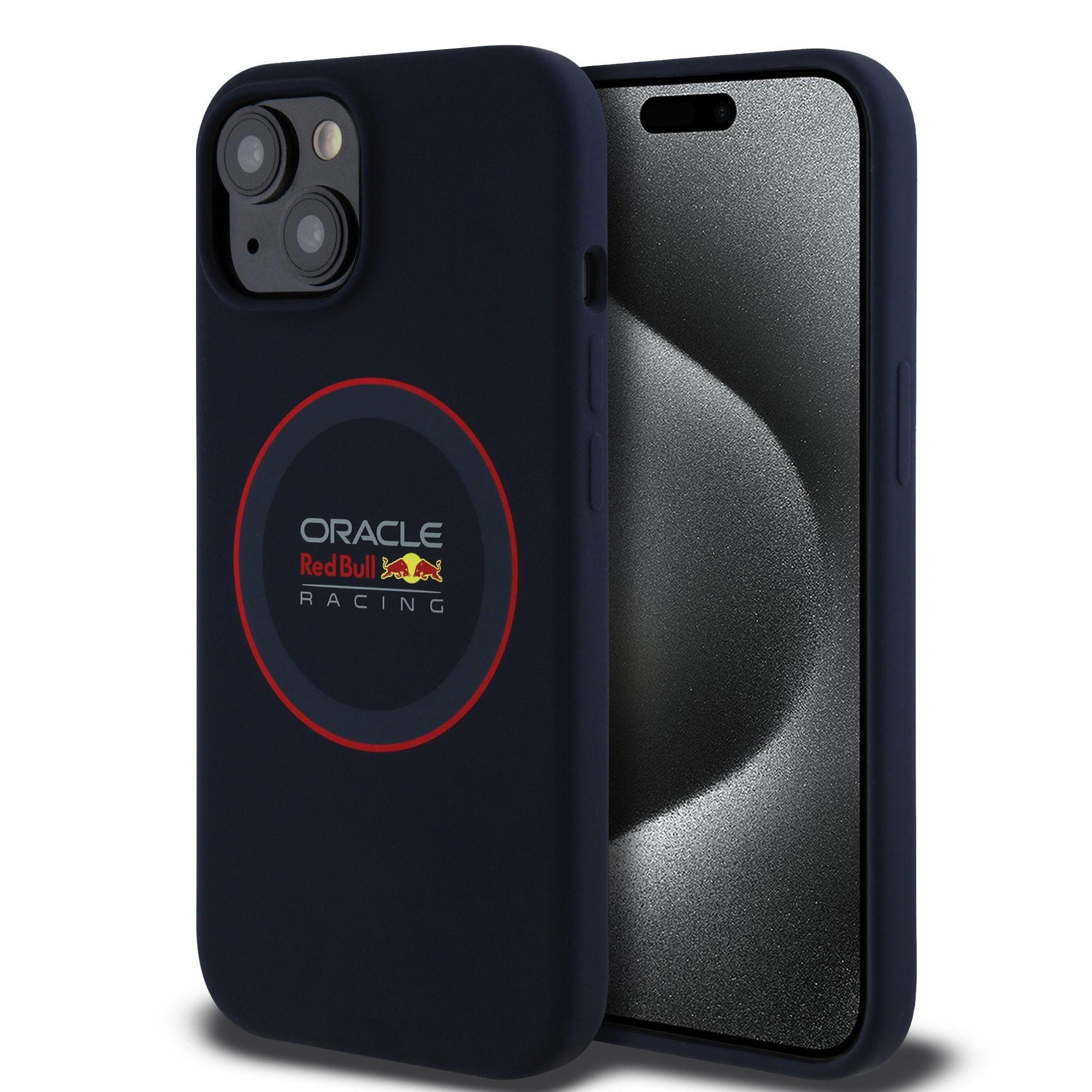 Red Bull MagSafe silikonový kryt na iPhone – Blue Ring - pohled 16