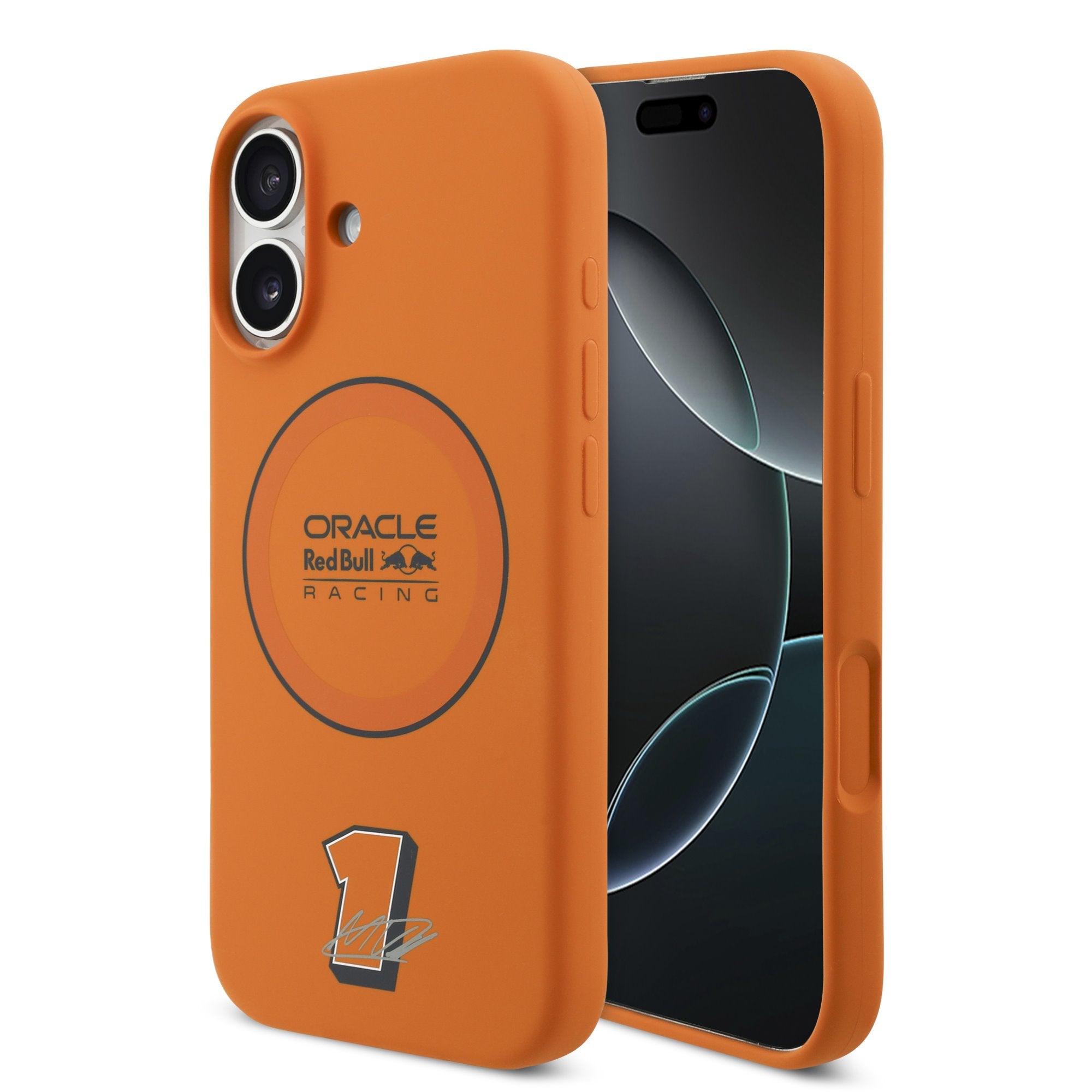 Red Bull MagSafe silikonový kryt na iPhone – Blue Ring - pohled 7
