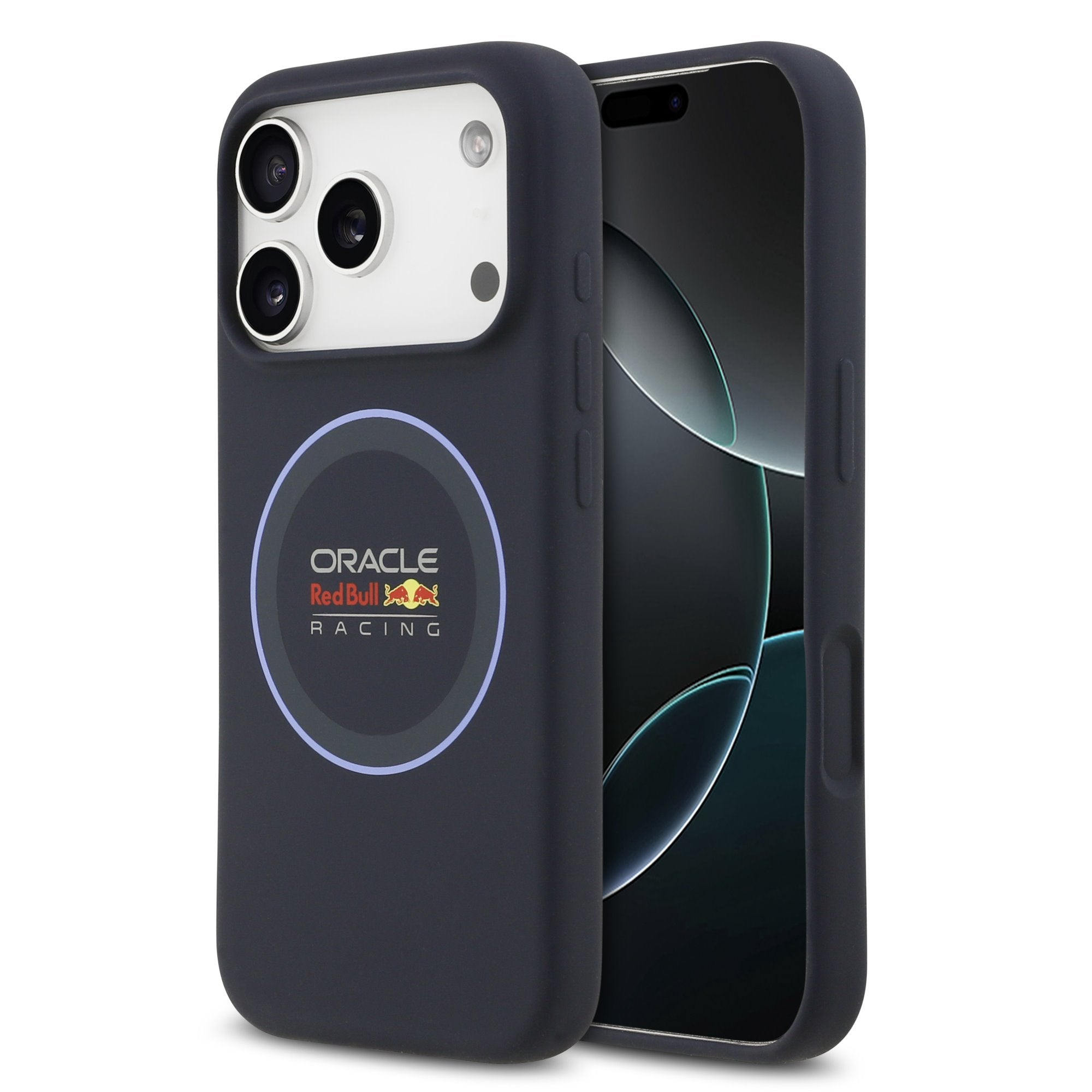 Red Bull MagSafe silikonový kryt na iPhone – Blue Ring - pohled 8