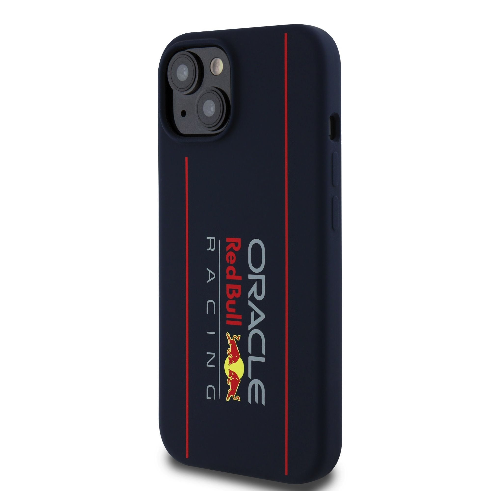 Red Bull MagSafe silikonový kryt na iPhone – Vertical Logo - pohled 1