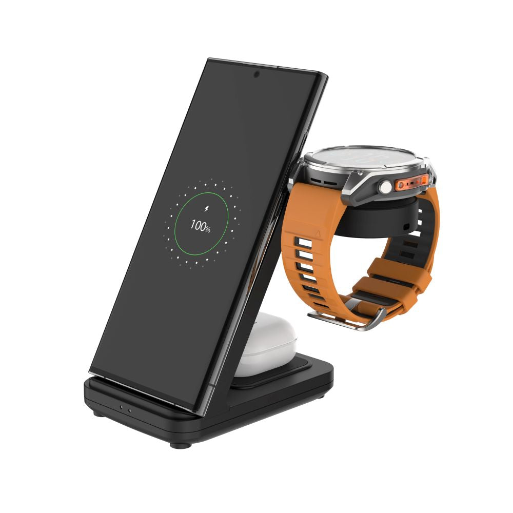 Stojánek pro Garmin s bezdrátovým nabíjením 3v1 FIXED - pohled 1