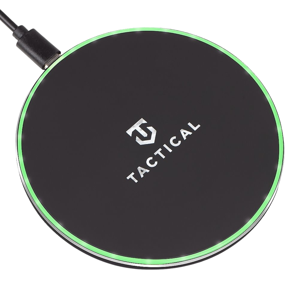 Tactical Base Plug Wireless. Prémiová rychlostní nabíječka pro iPhone,AirPods. Podsvícená