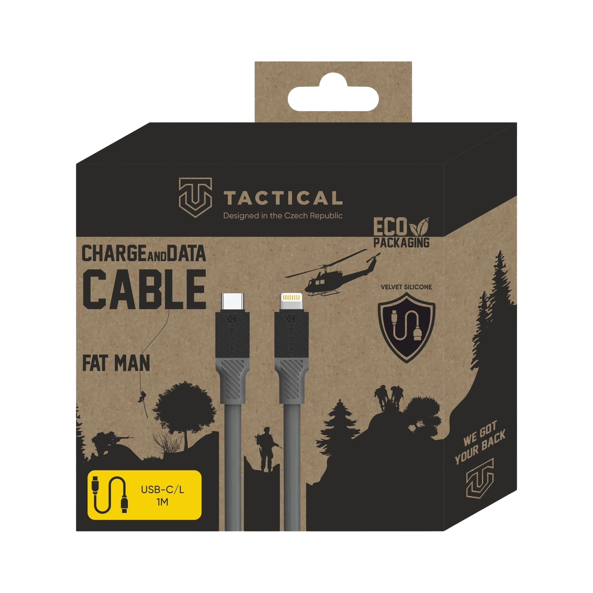 Tactical Fat Man Cable USB-C/Lightning