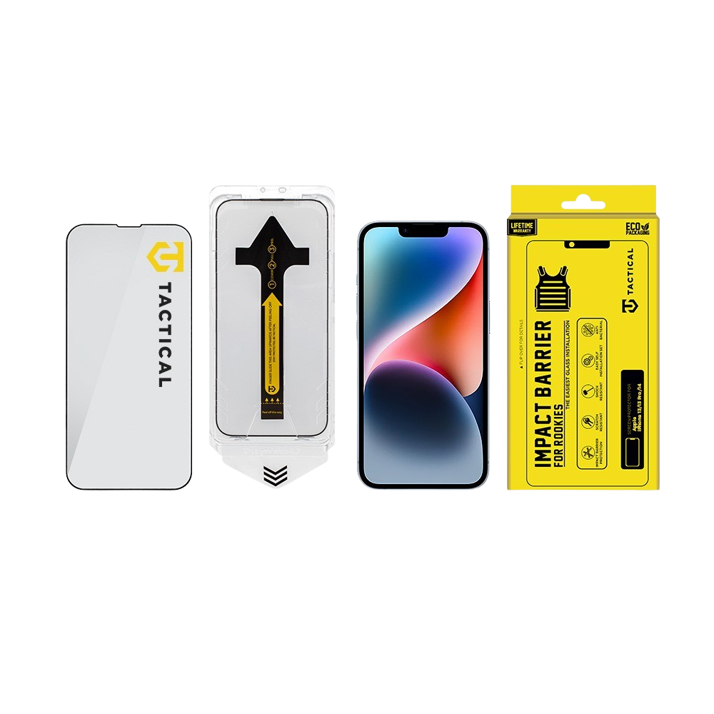 Tactical tvrzené sklo na iPhone s aplikátorem